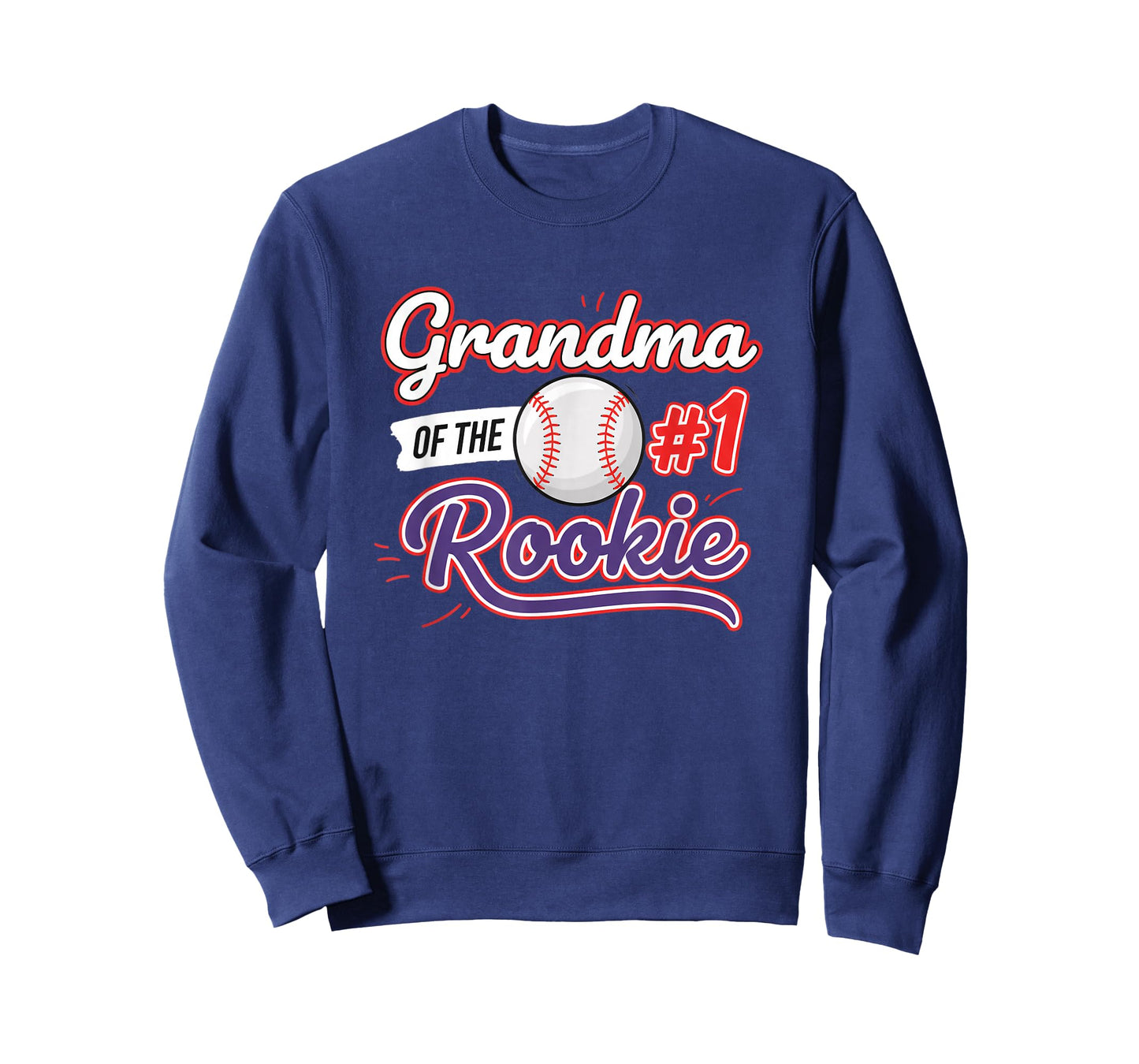 Grandparent Grandma of The #1 Rookie Baseball T-Shirt