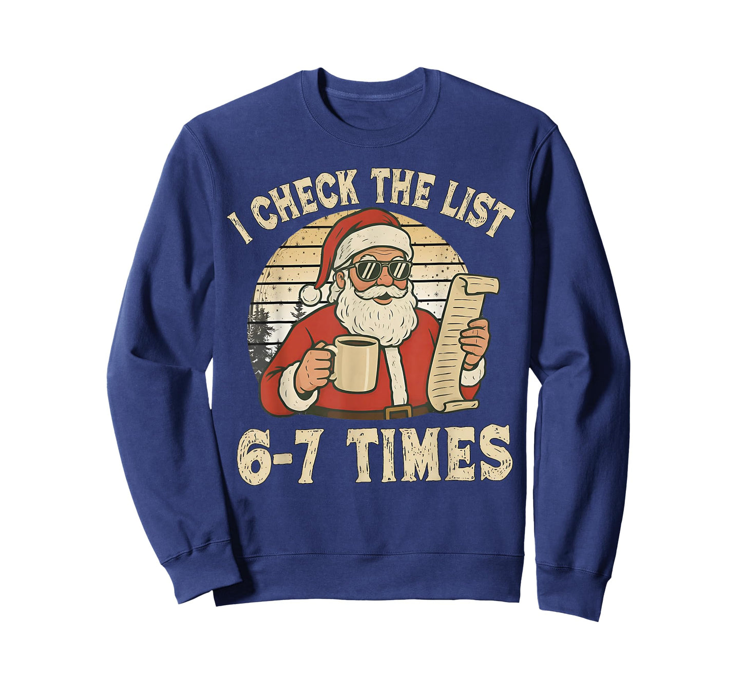 I Check The List 6-7 Times Santa T-Shirt