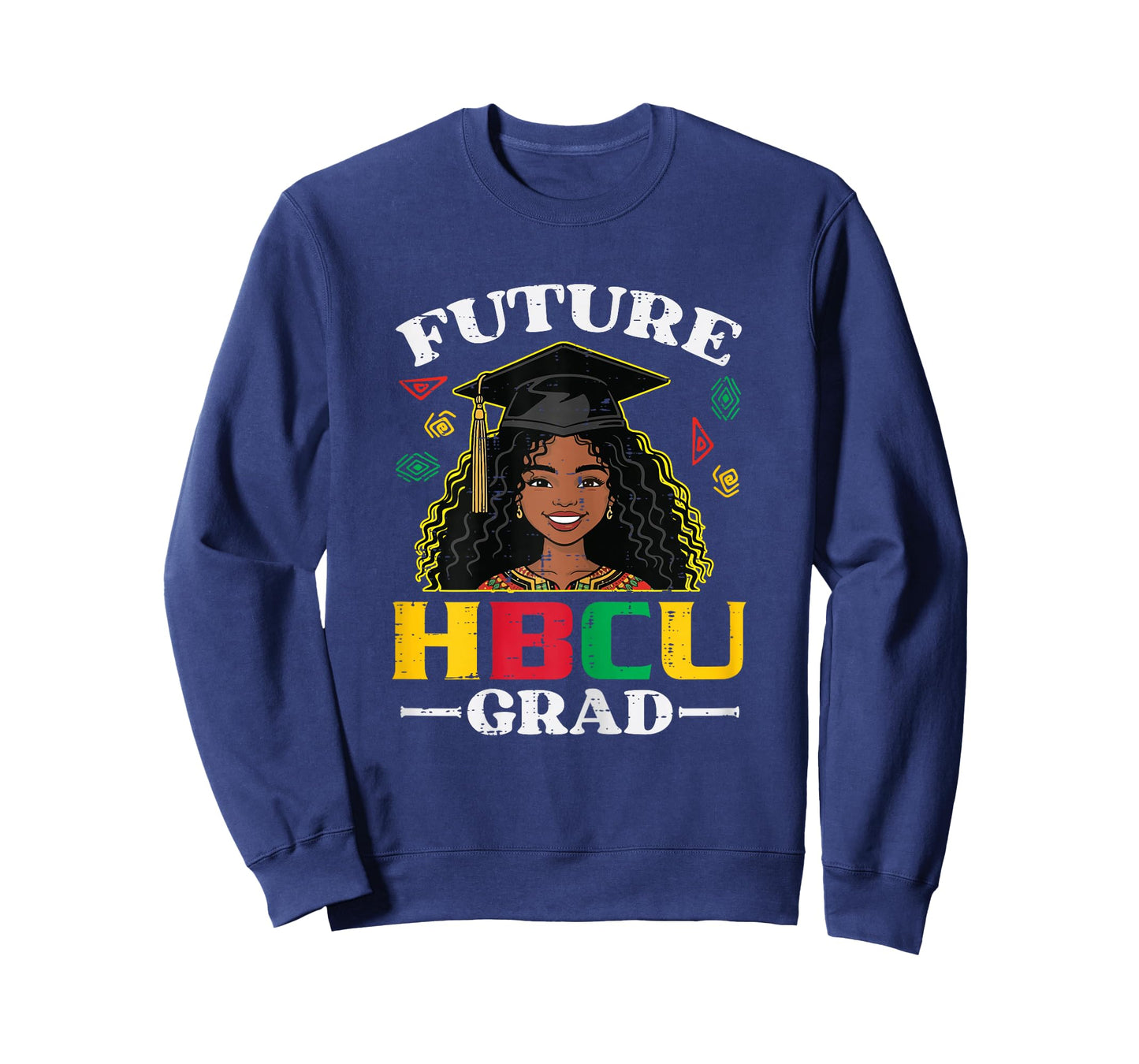 Black History Girl Future HBCU Grad African Girls Kids Women T-Shirt