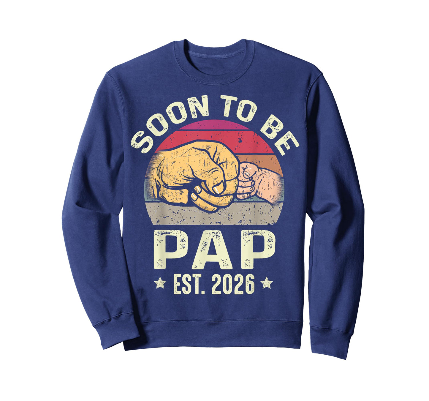 Soon to Be Pap Est 2026 for New Papa Funny Fathers Day T-Shirt