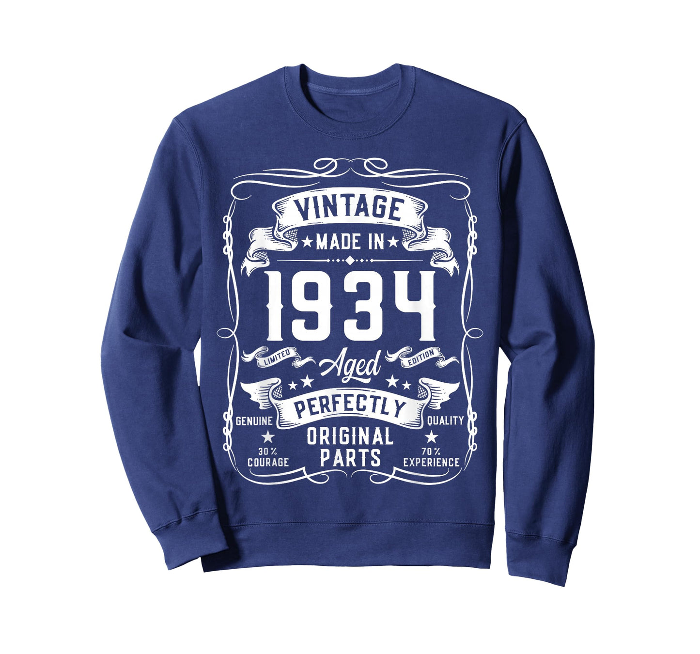 Vintage 1934 92yr 92nd Birthday Gifts for Men 92 Years Old T-Shirt