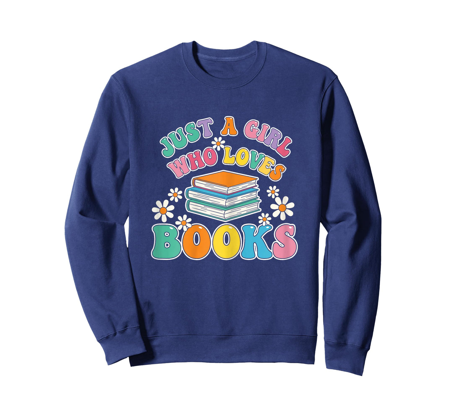 Just a Girl Who Loves Books Pajamas Shirt Reading Book Lover T-Shirt
