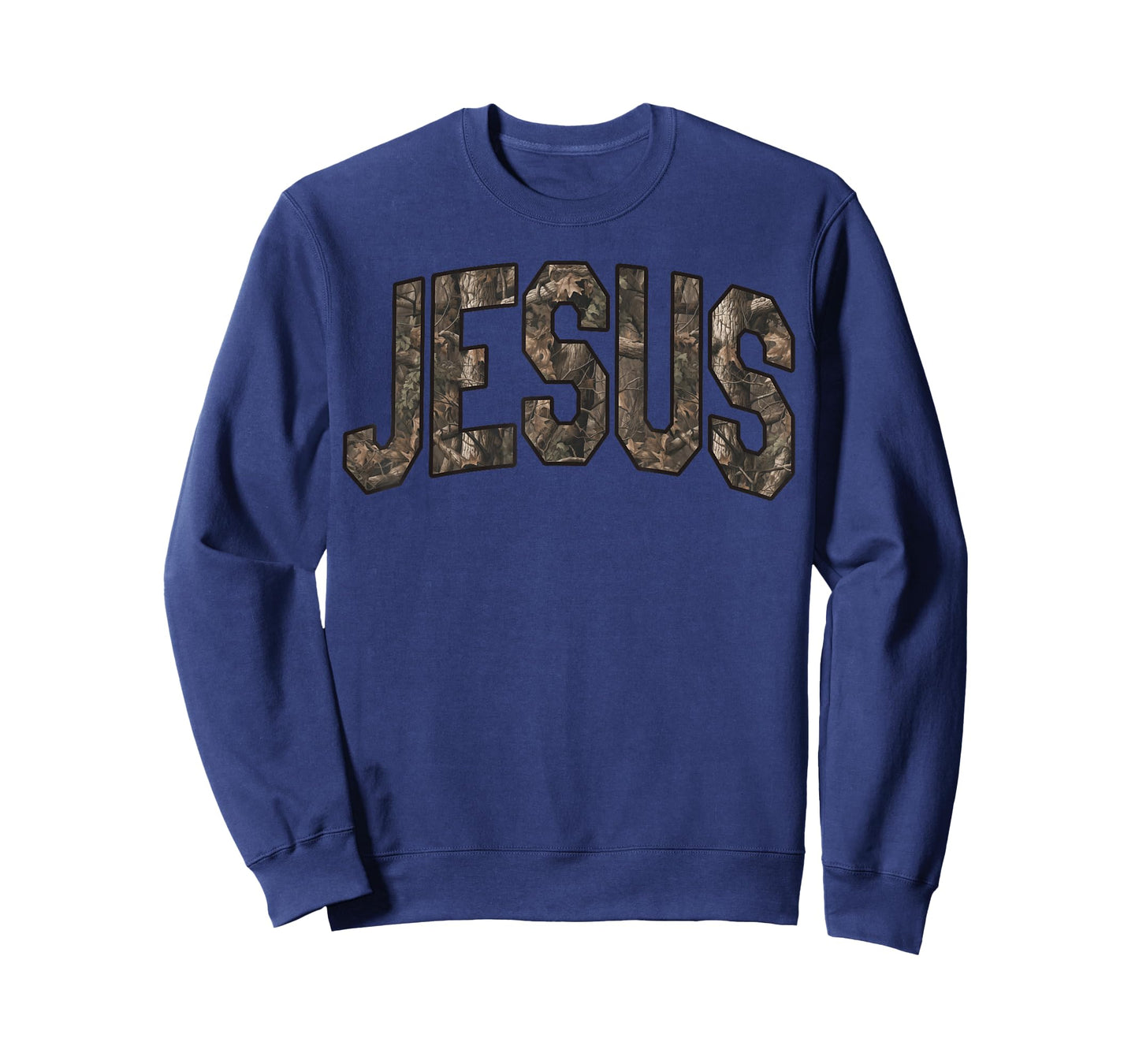 Camo Jesus King Christian God Praise Aesthetic Son Brother T-Shirt