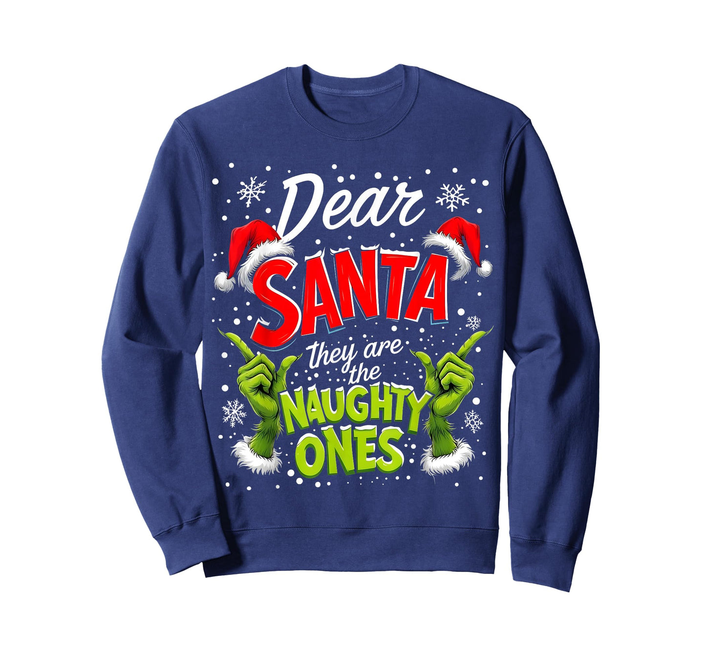 Dear Santa They are The Naughty Ones Christmas T-Shirt
