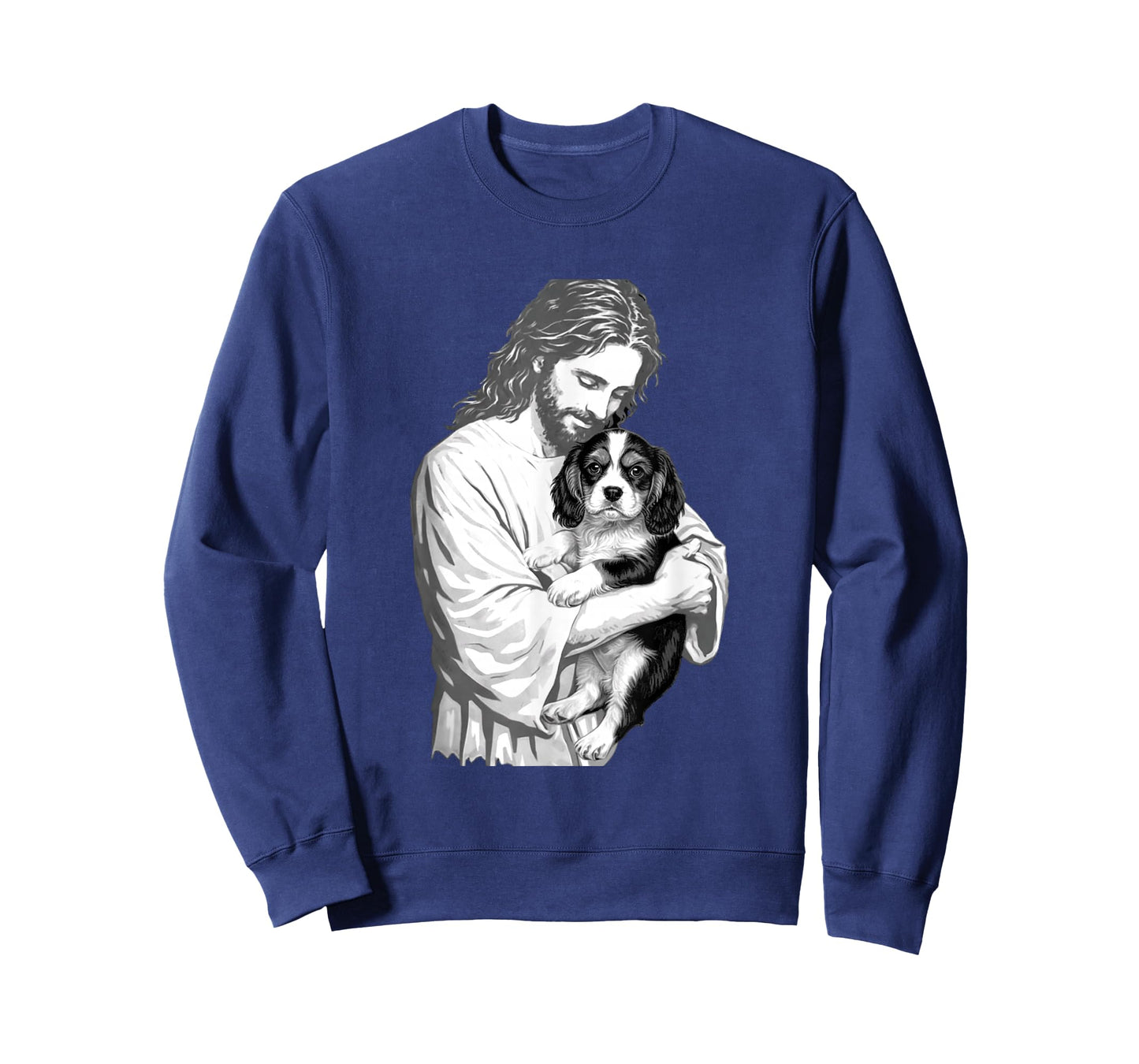 Funny Jesus Christ Cavalier Spaniel Dog Christian Faith T-Shirt