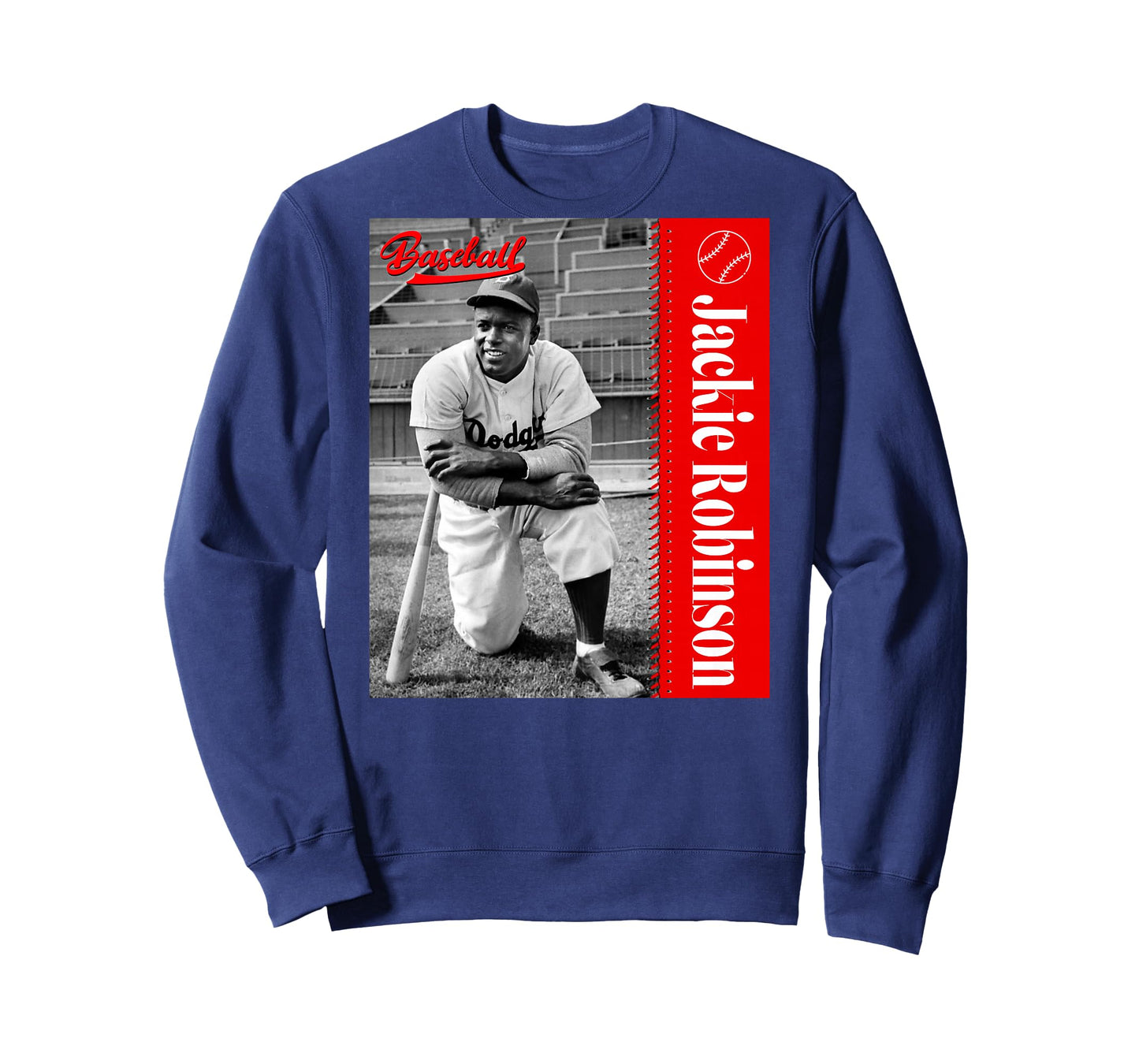 Jackie Robinson_007_Back Printed T-Shirt