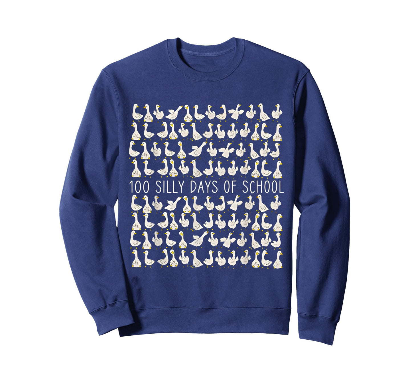 100 Days of Silly Gooses Funny 100th Day of School Teacher T-Shirt