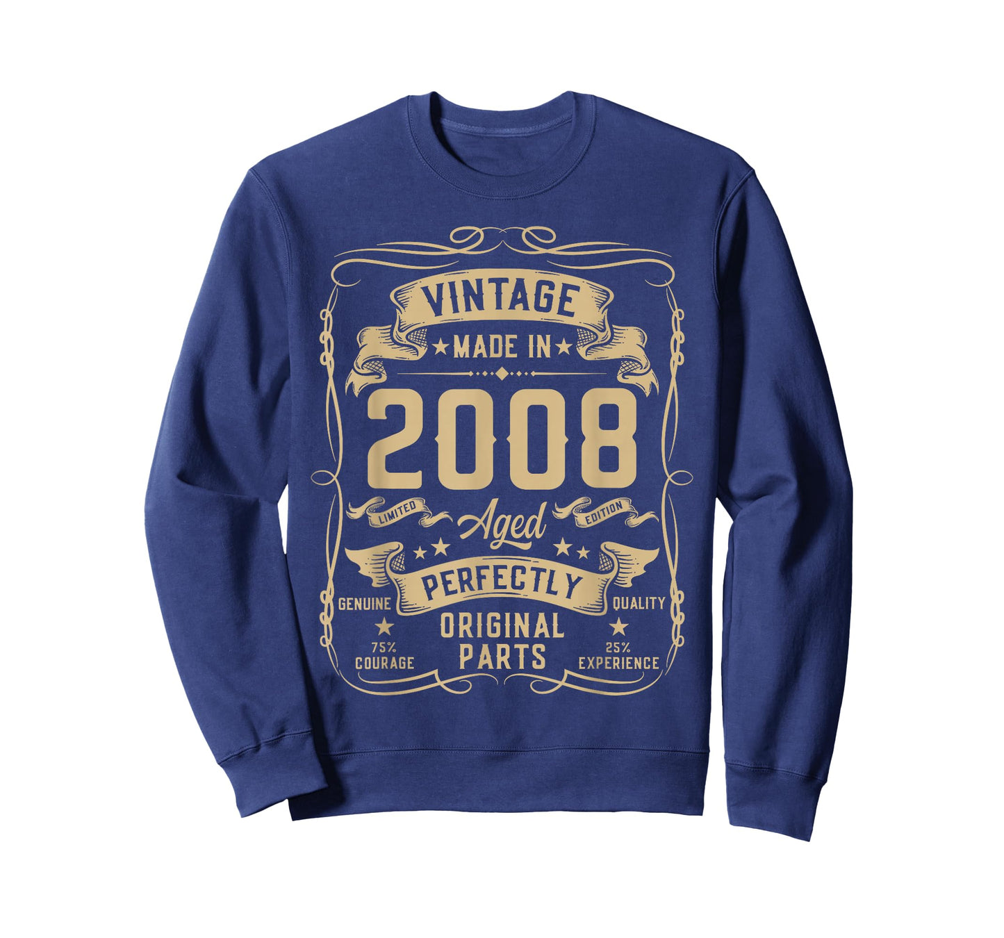 Vintage 2008 18yr 18th Birthday Gifts for Men 18 Years Old T-Shirt