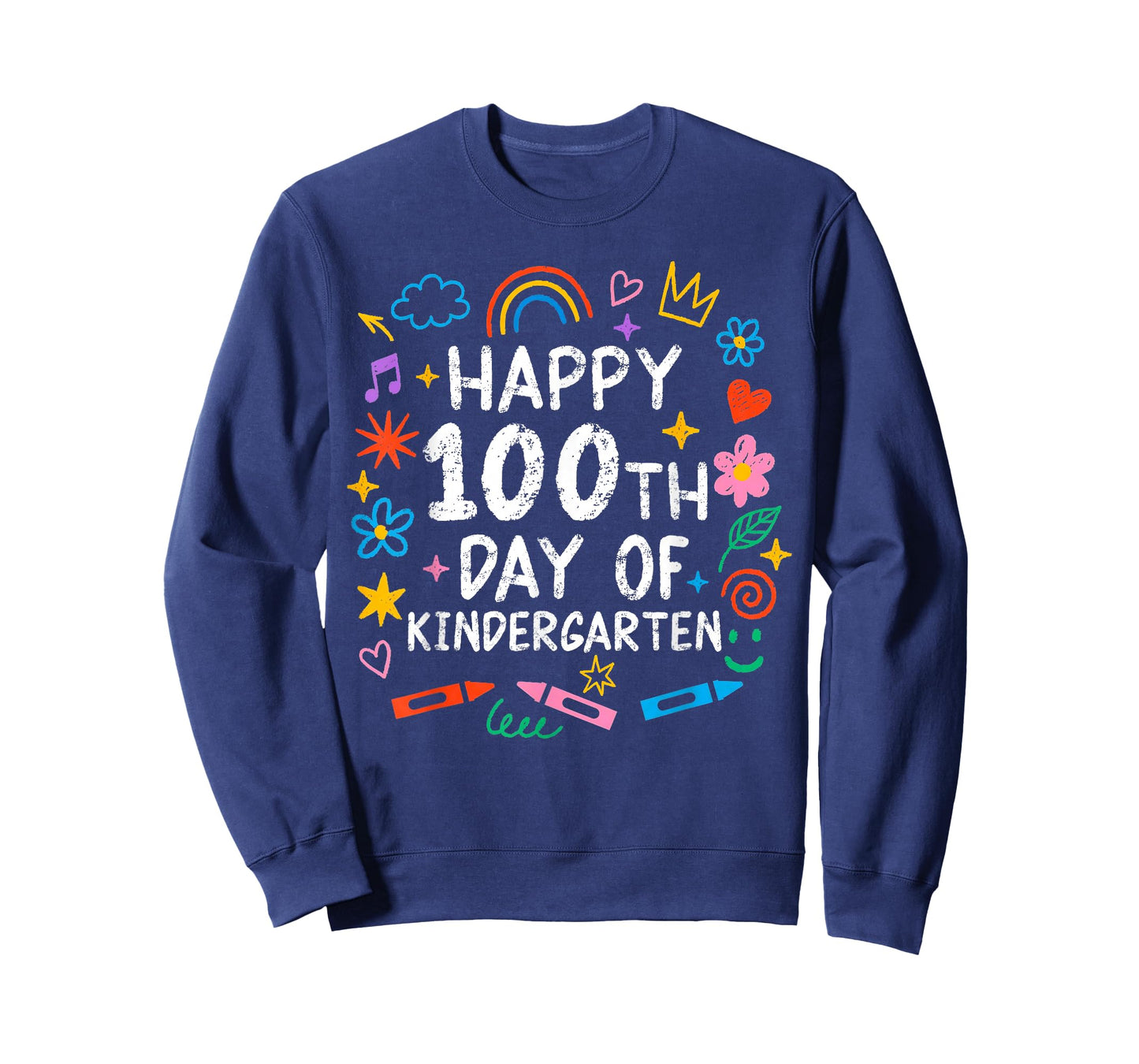 100 Days of Kindergarten Happy 100th Day of School Teachers T-Shirt