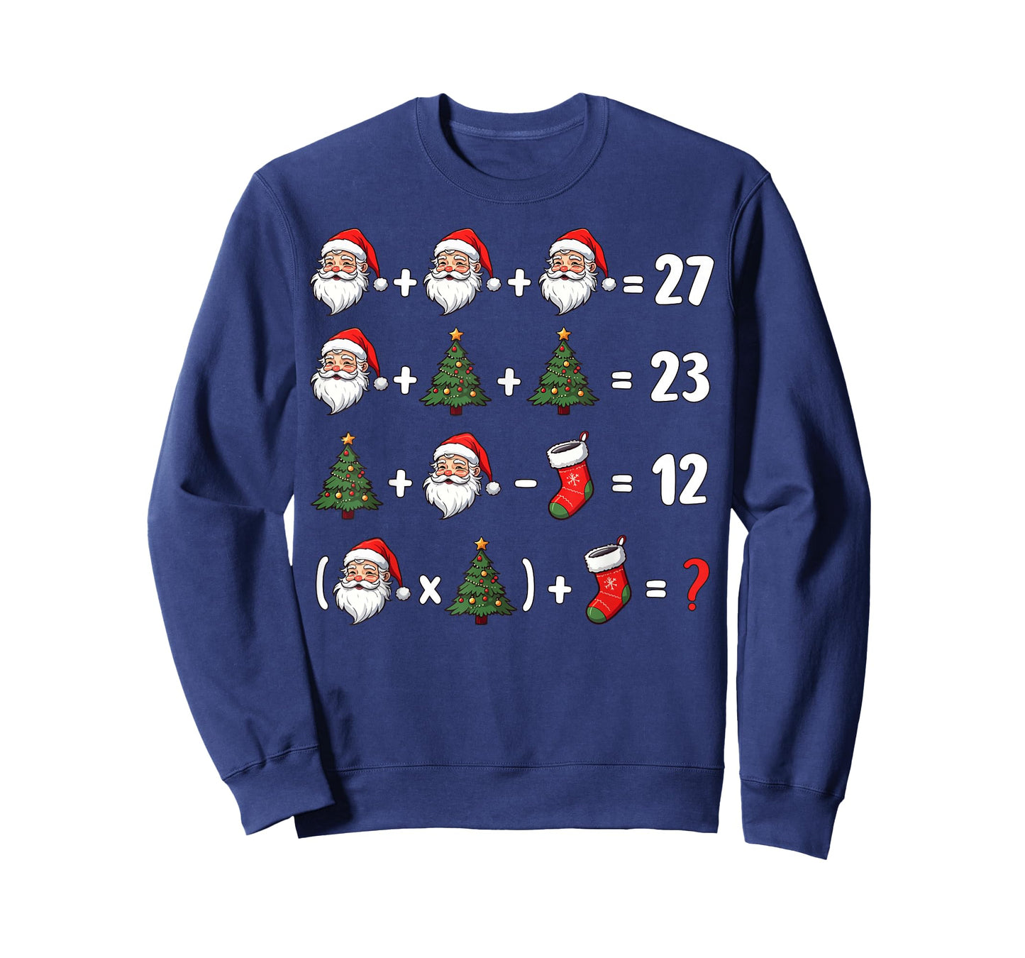 Funny 67 Six Seven Santa Tree Math Teacher Christmas Xmas T-Shirt