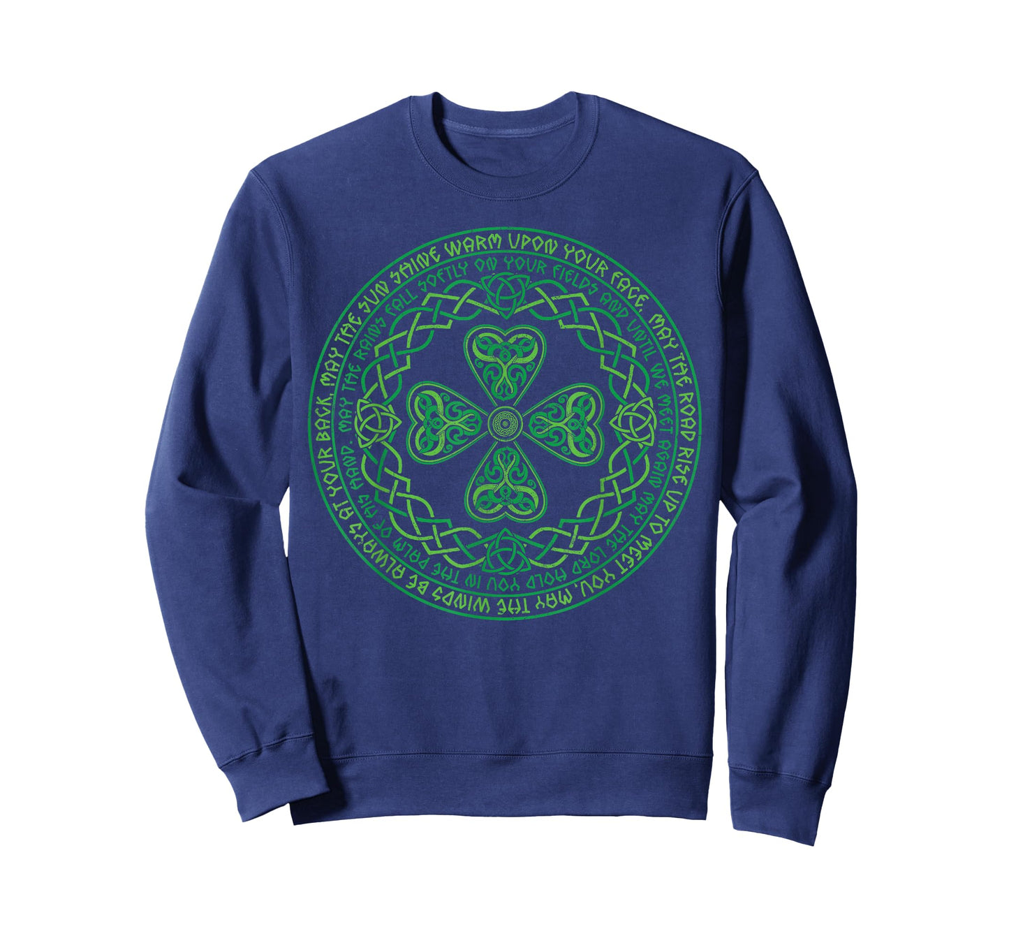 Celtic Knot Irish Blessing 4 Leaf Clover Ireland St Patricks T-Shirt