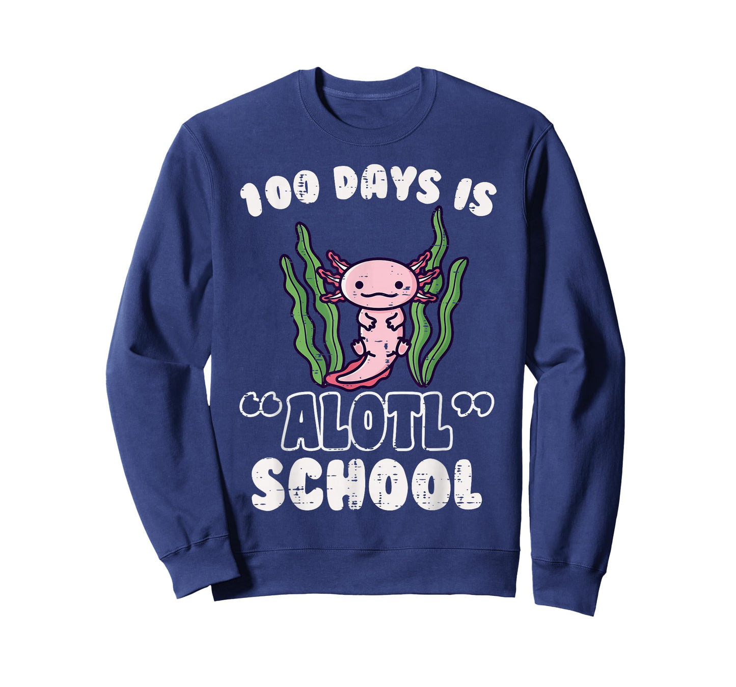 100 Days is Alotl School Axolotl 100th Day Boys Girls Kids T-Shirt