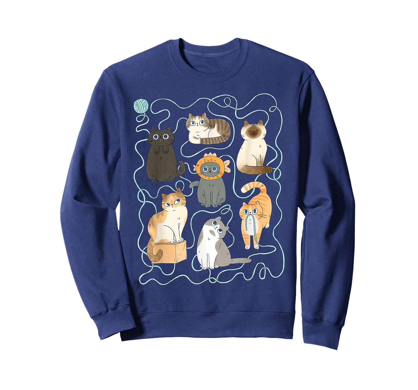 Cute Kittens with Crochet Knitters Crocheter Crocheting T-Shirt