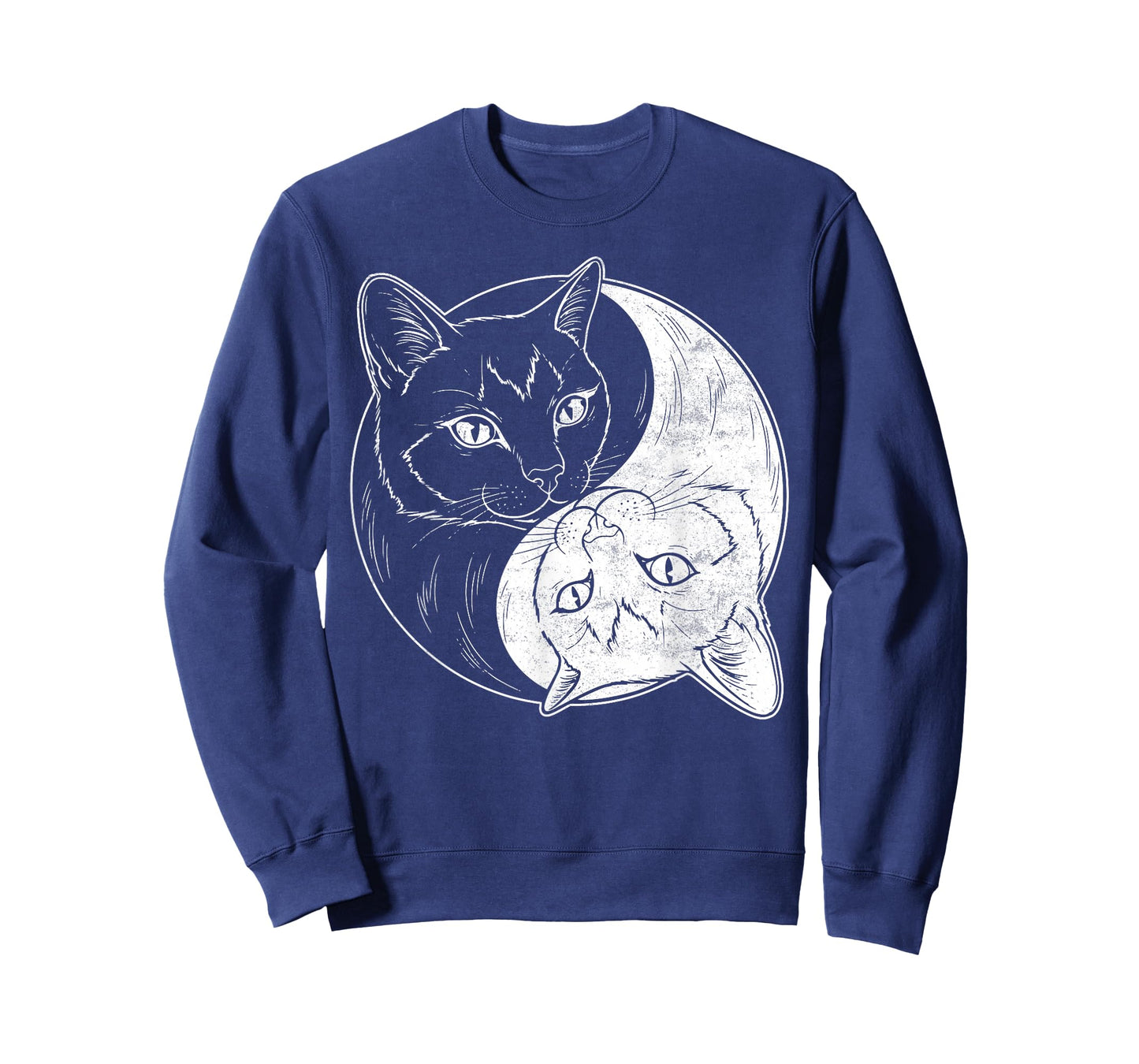Yin Yang Cats Chinese Art Taoism Cute Kitten Lover T-Shirt