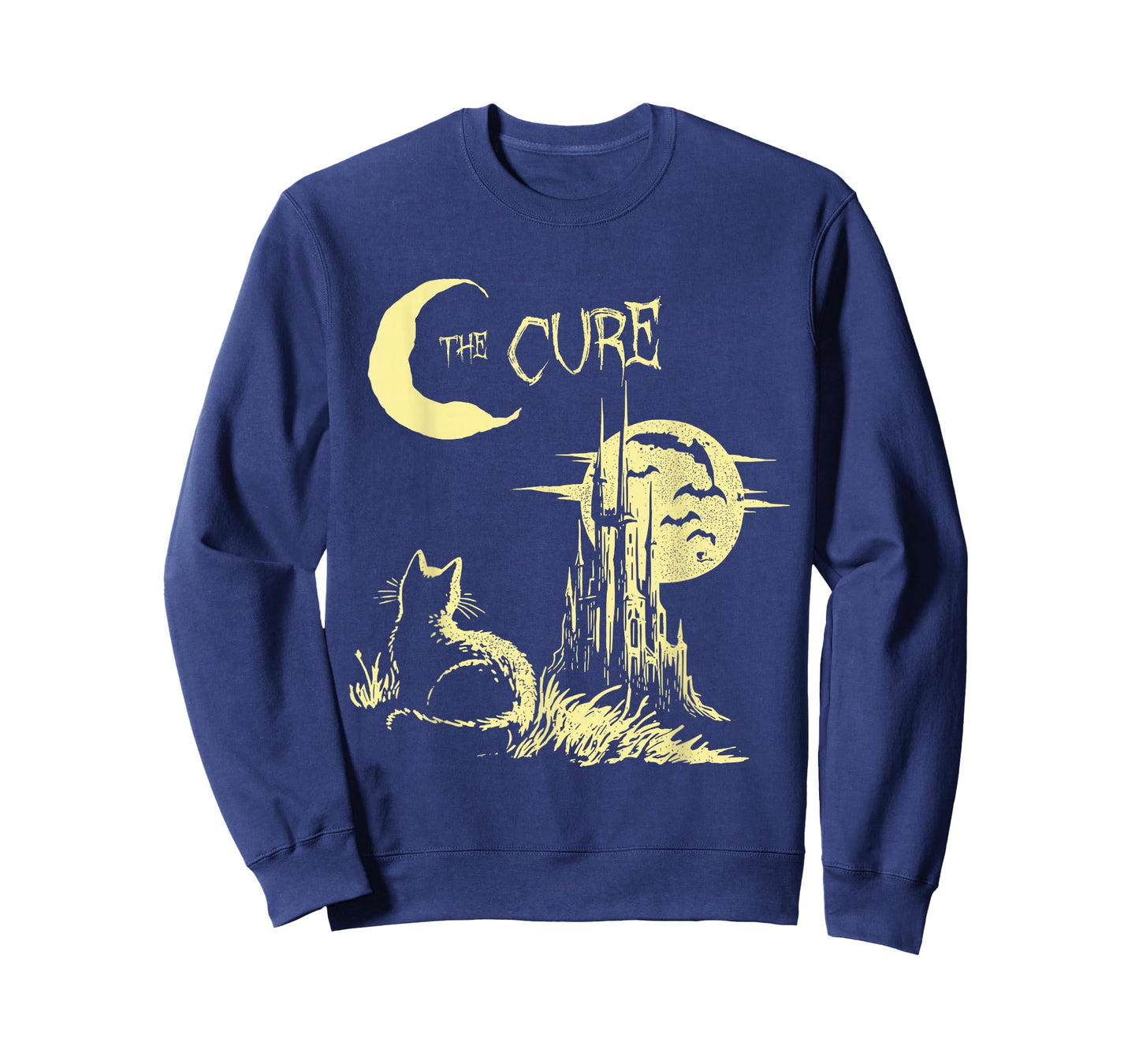 Retro The Cure Cat Gothic Cat Lover Men Women Kids T-Shirt