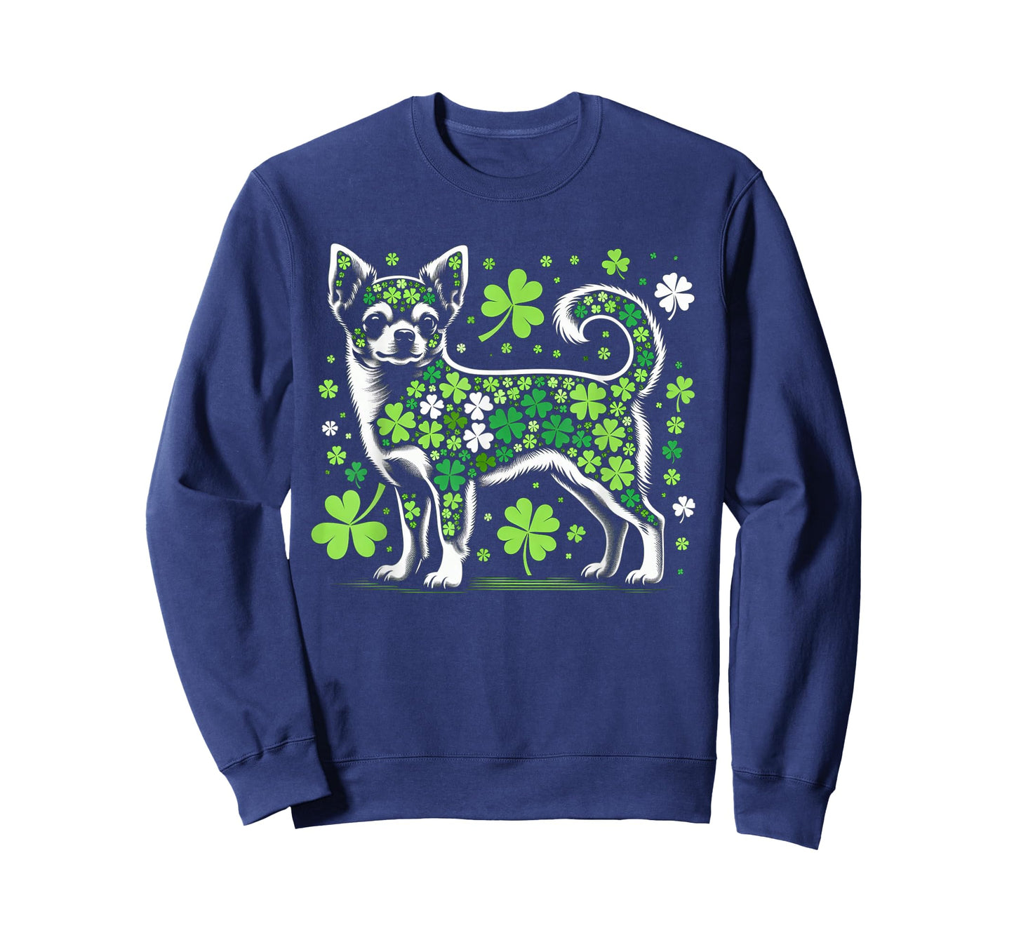 St Patricks Day Dog Themed Women Men Chihuahua Lover T-Shirt