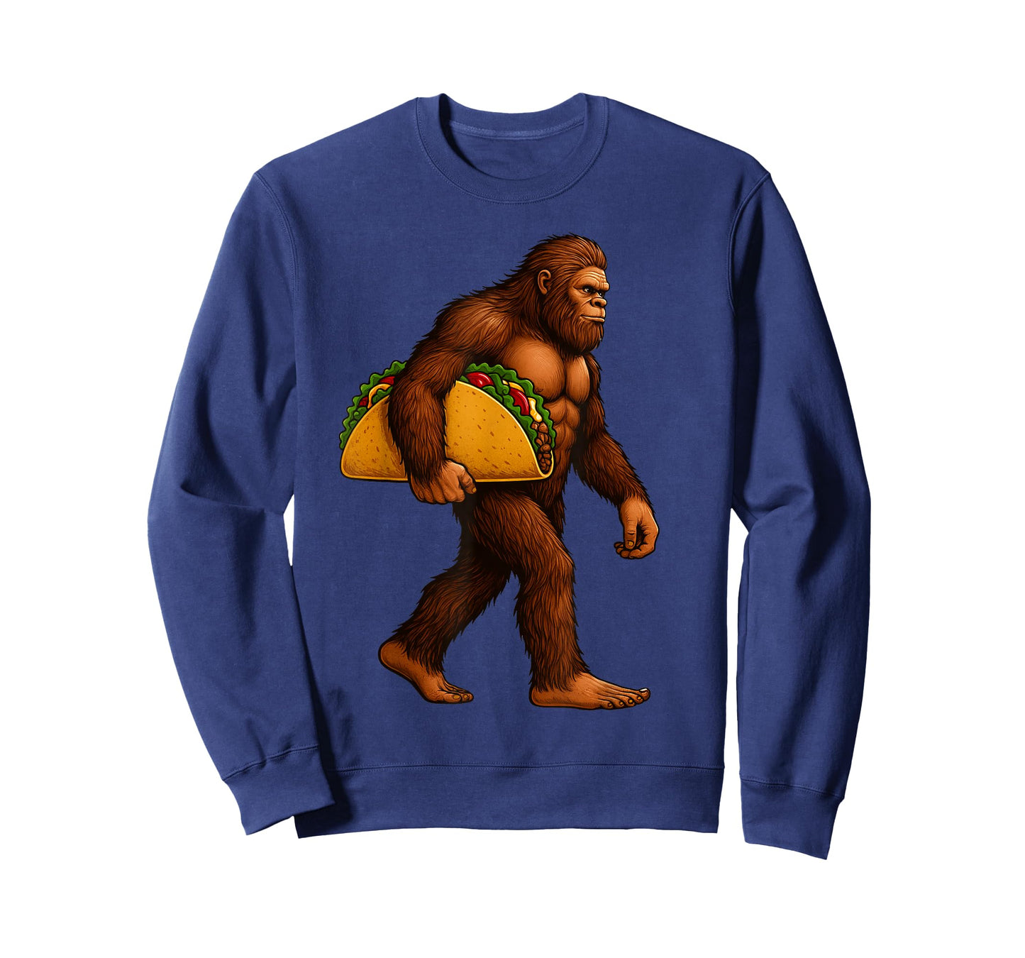 Bigfoot Taco Sasquatch Walking Taco Funny Shirt Men Boys T-Shirt