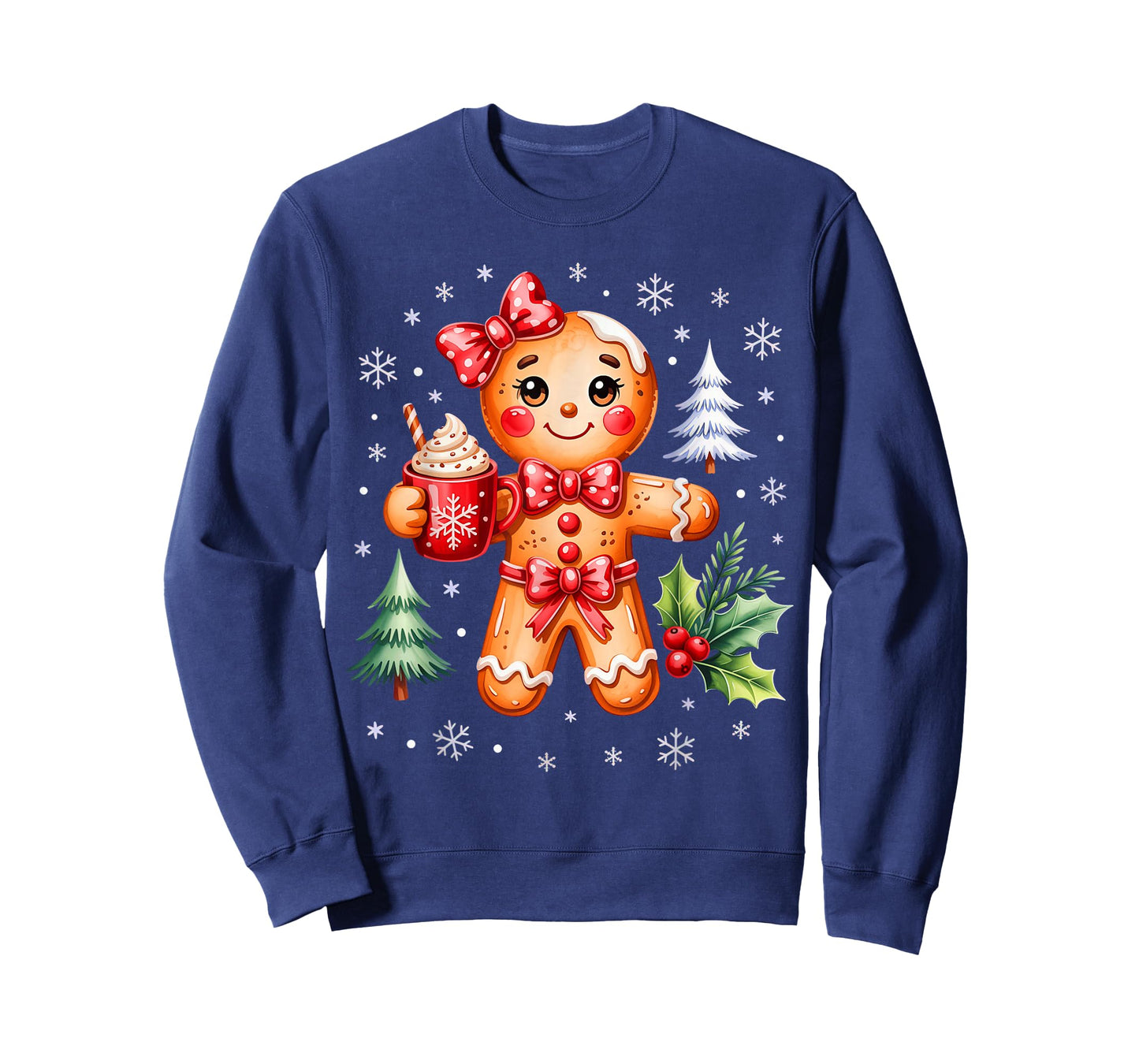 Cute Gingerbread Christmas Snow T-Shirt