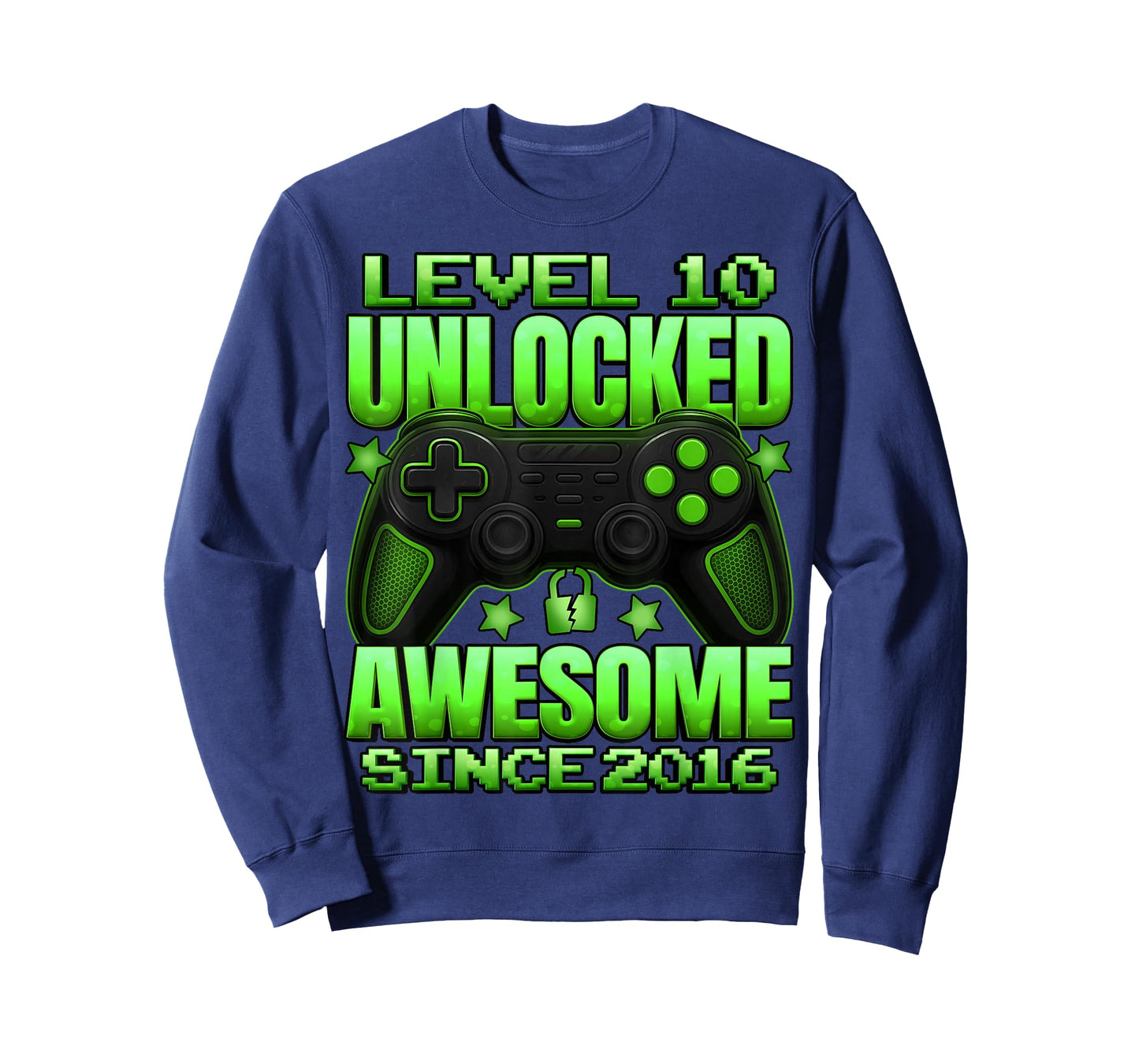 Level 10 Unlocked 10 Year Old Gifts Boys 10th Birthday Boy T-Shirt