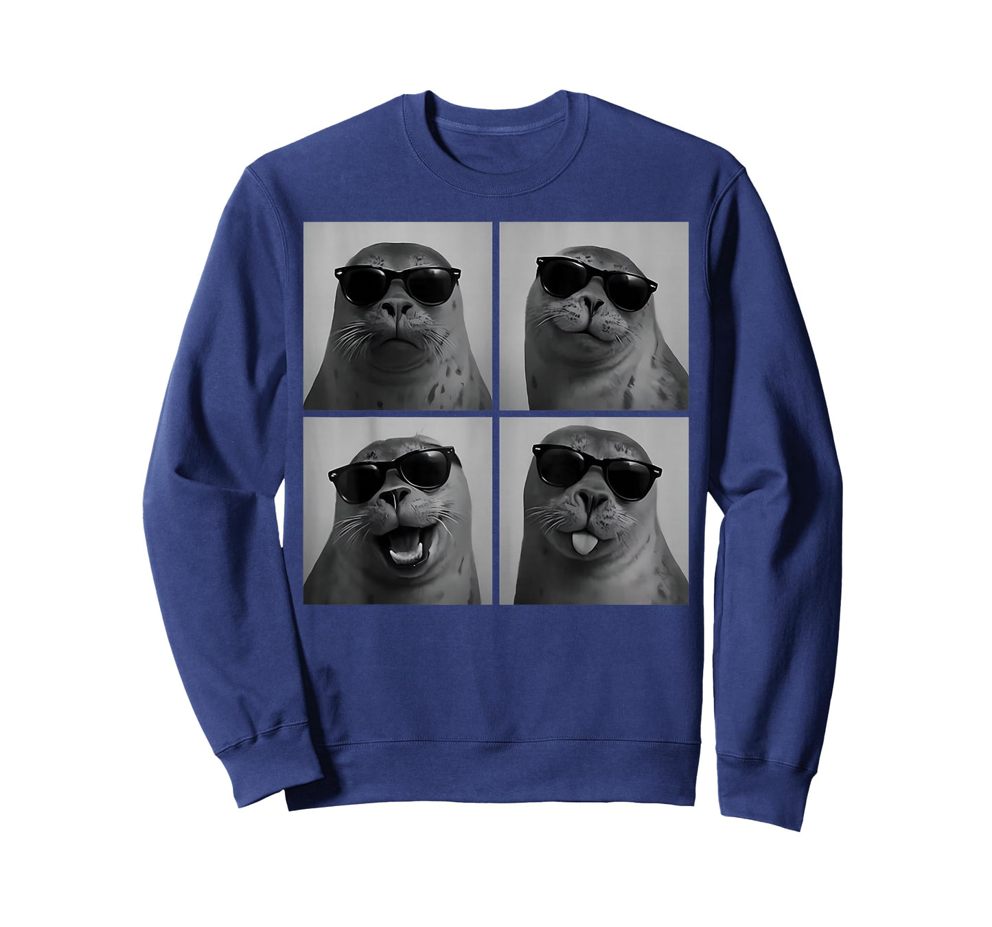Seal Sea Lion Photobooth Seal Ocean with Sunglasses Cool T-Shirt