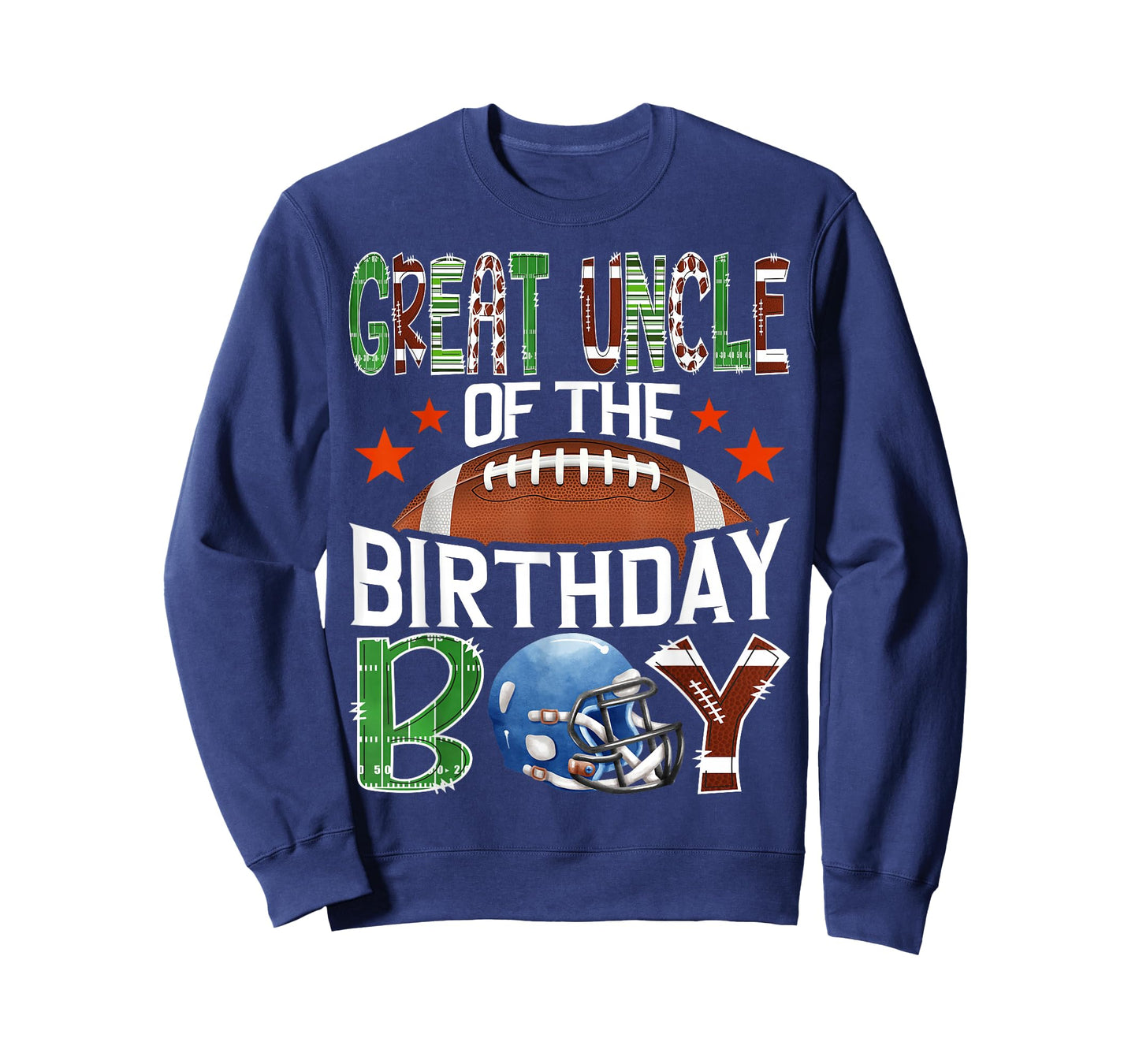 Great Uncle of The Birthday Boy Game Day Football Lover T-Shirt