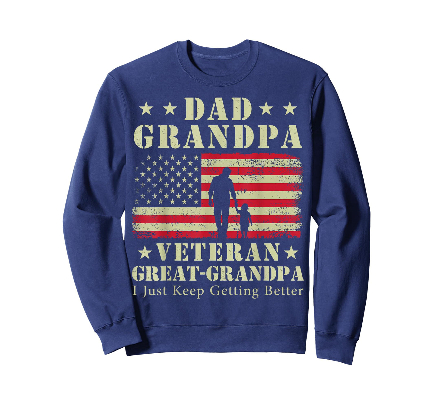 Dad Grandpa Veteran Great Grandpa T-Shirt