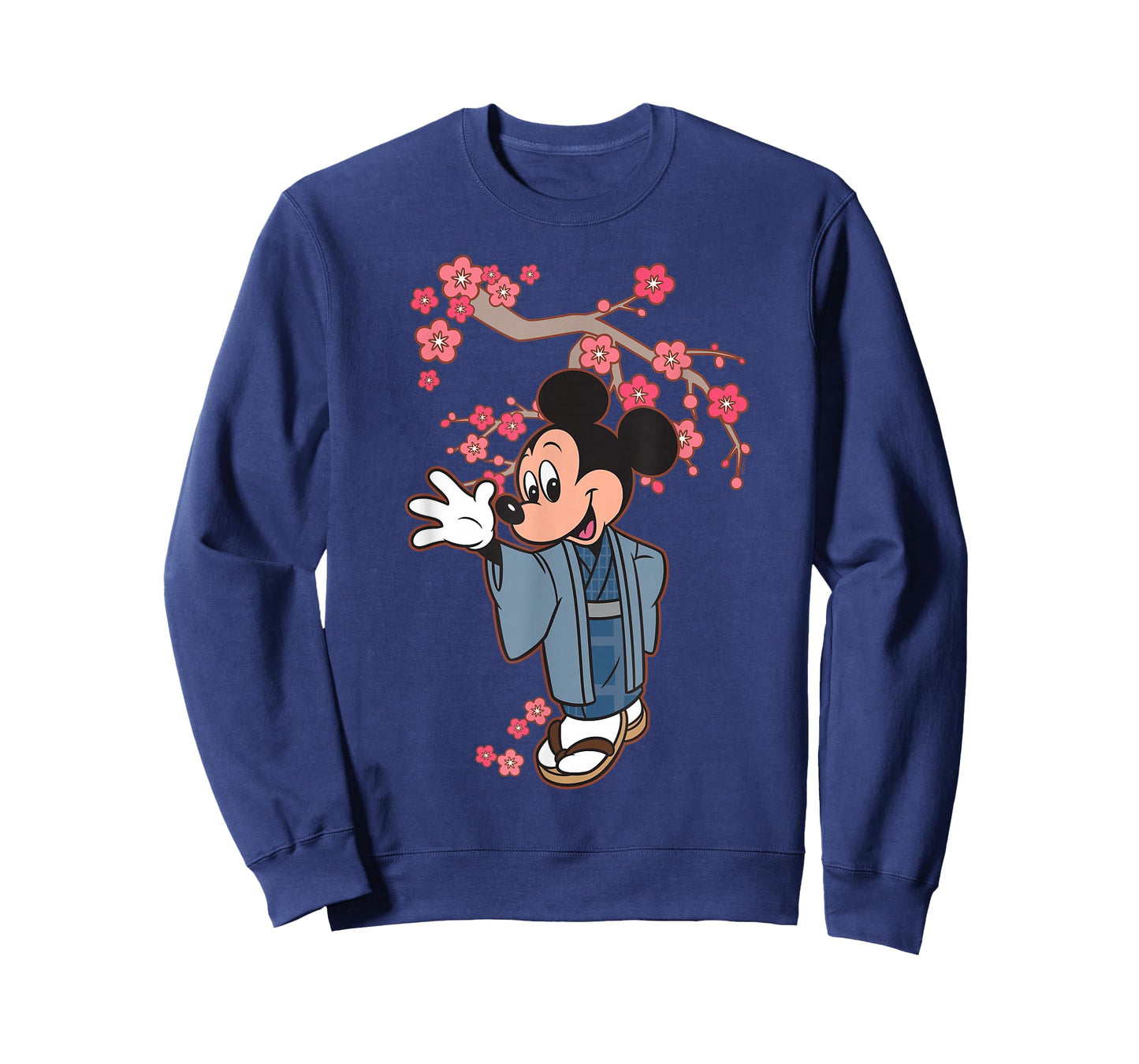 Disney Mickey Mouse in Kimono Cherry Blossoms Spring Sakura T-Shirt