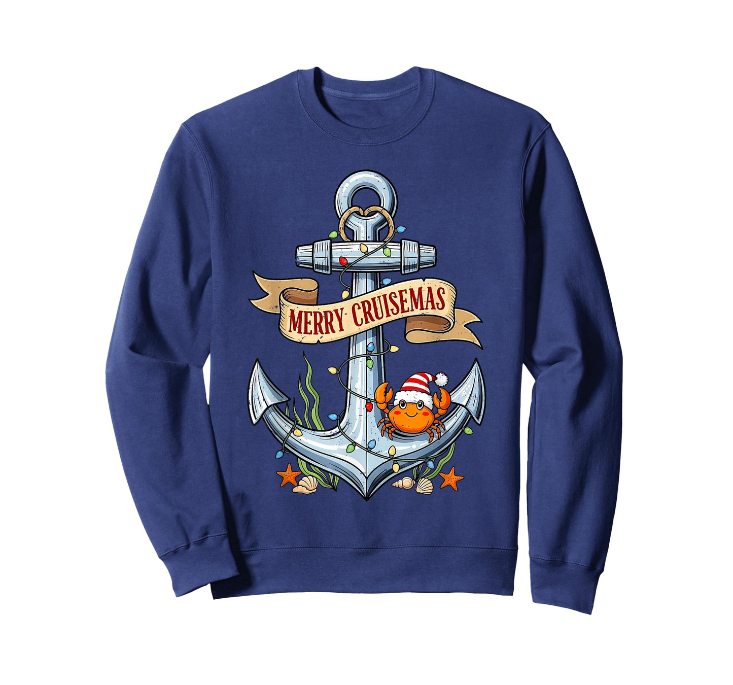 Merry Cruisemas 2025 Nautical Cruise Christmas Family Vibes T-Shirt