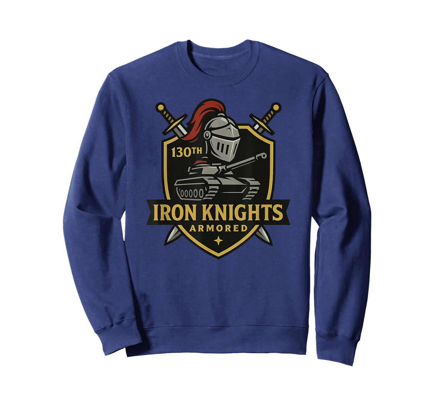 Iron Knights Armored – 130th Tank Battalion Emblem Fictional T-Shirt