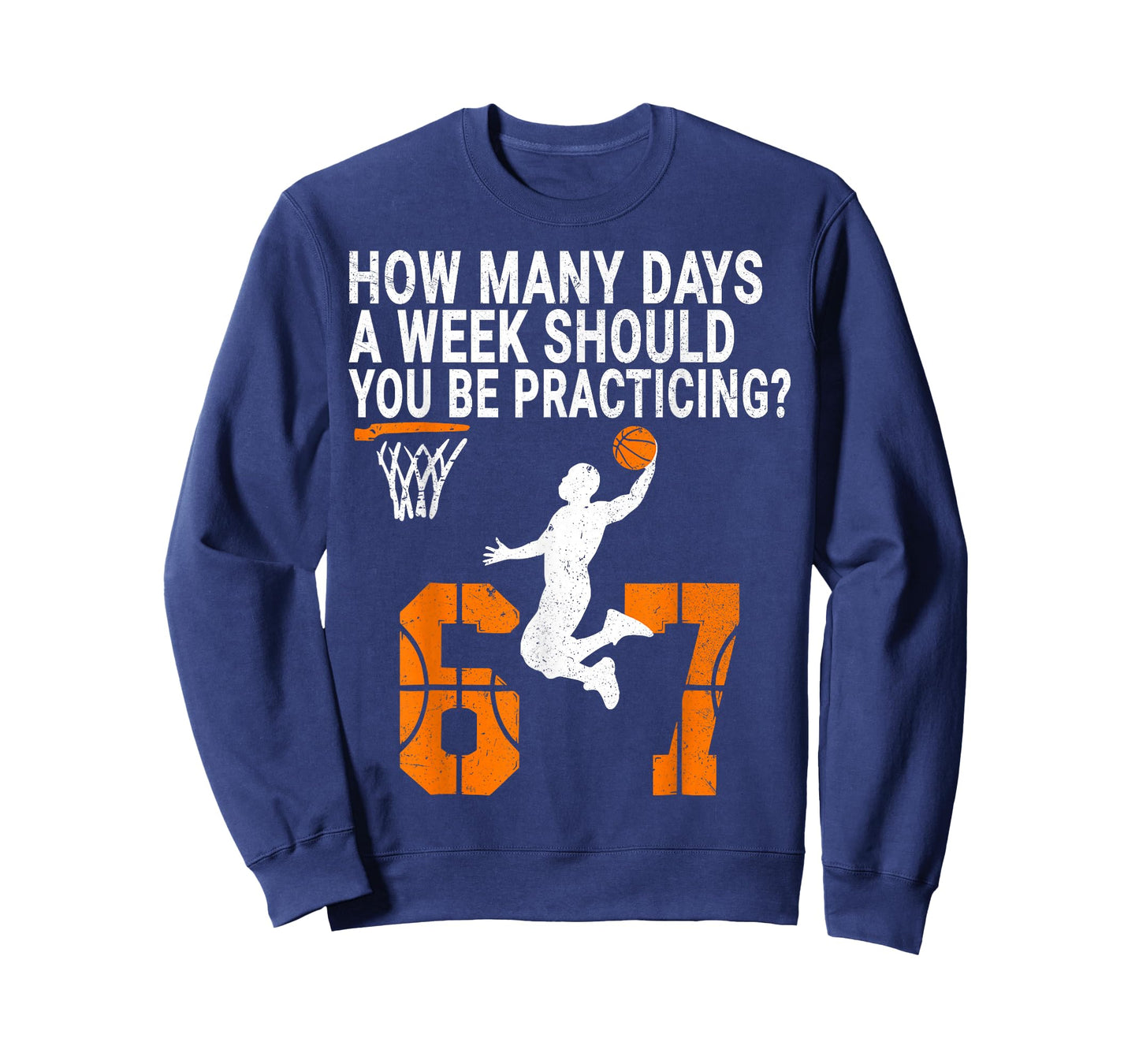 How Many Days Practicing Basketball Funny 6 7 Meme Six Seven T-Shirt