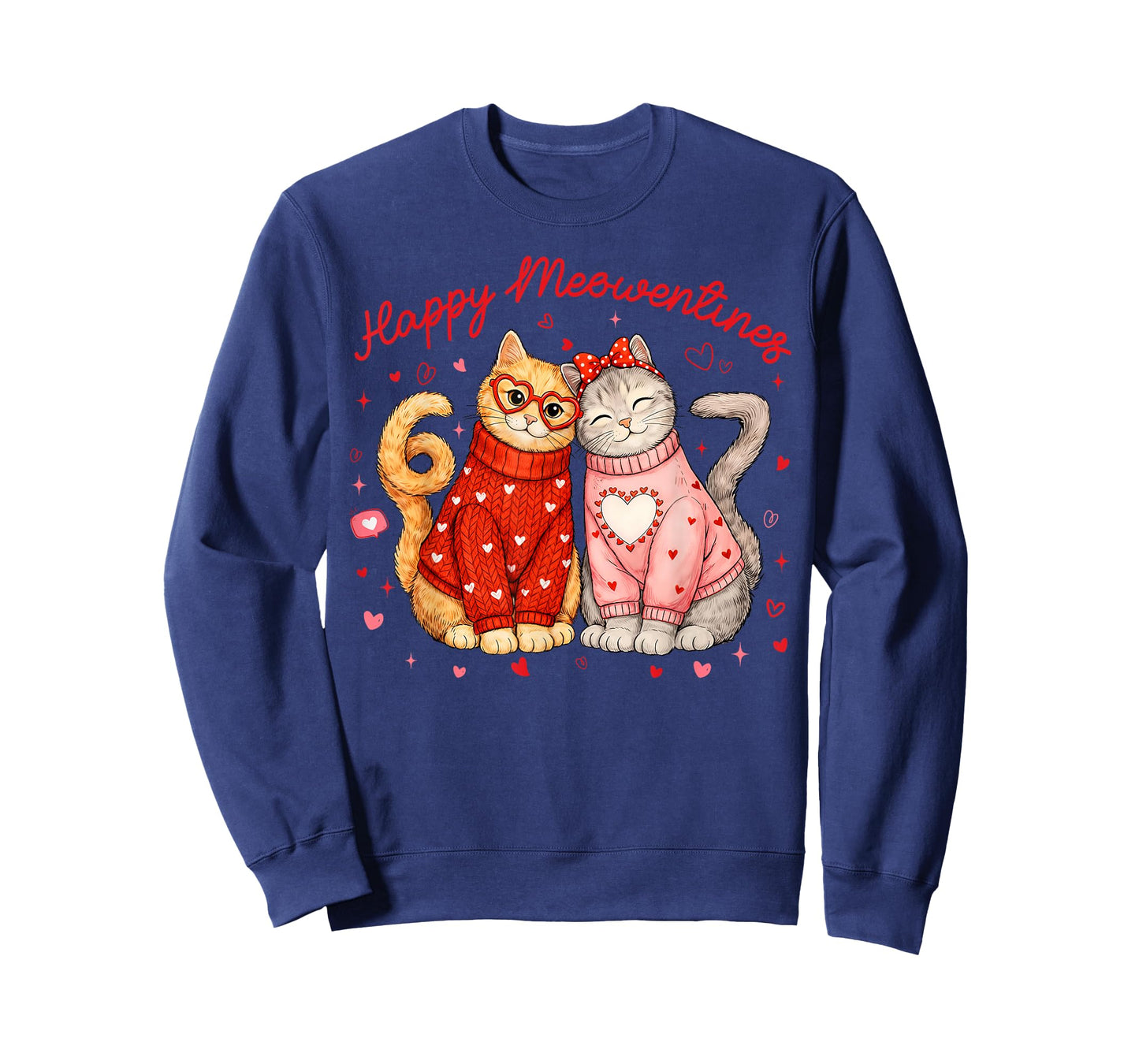 Happy Meowentines 67 Six Seven Cute Cat Valentine Men Women T-Shirt