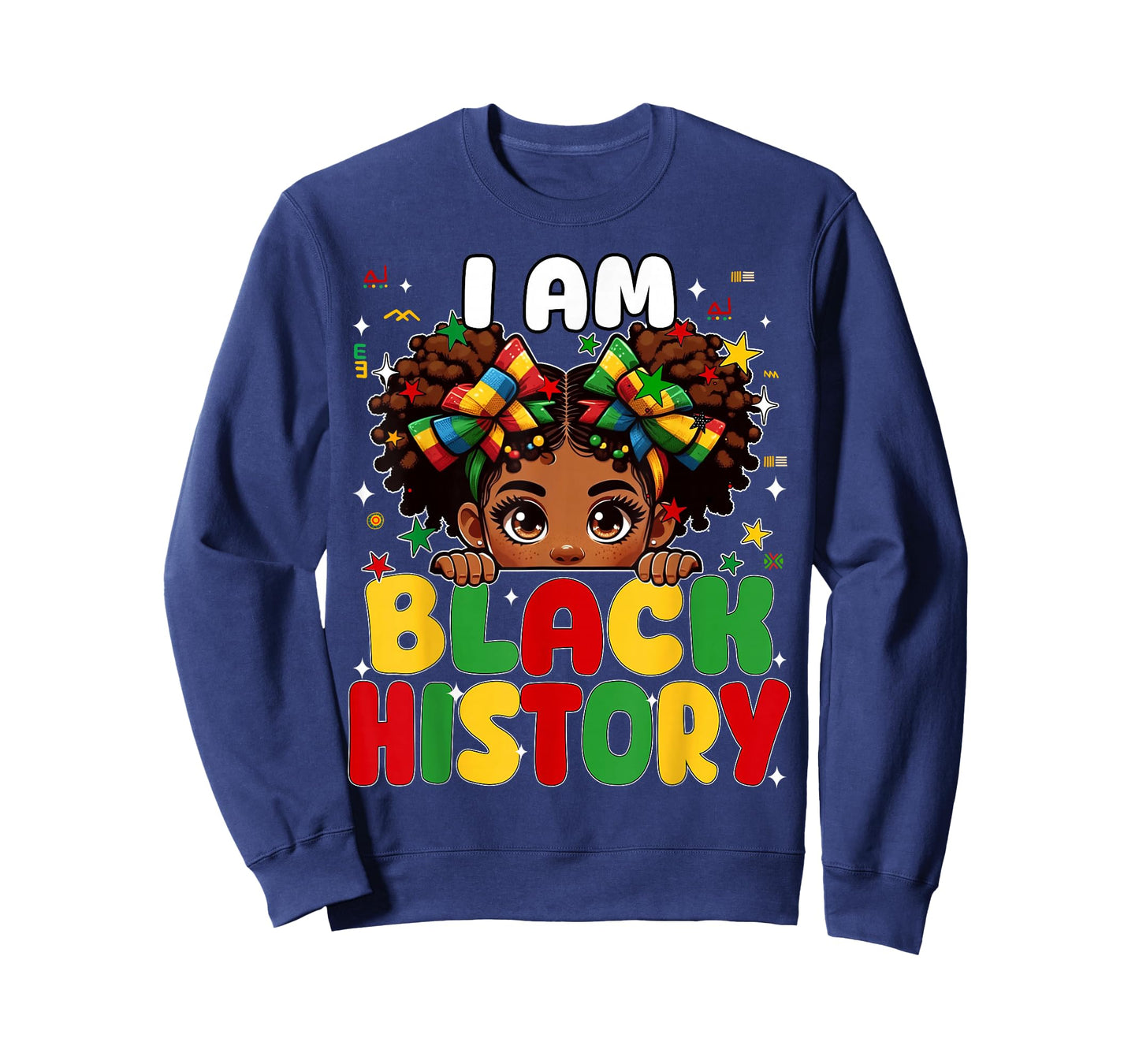I Am Black History Coquette African American Girl Toddler T-Shirt