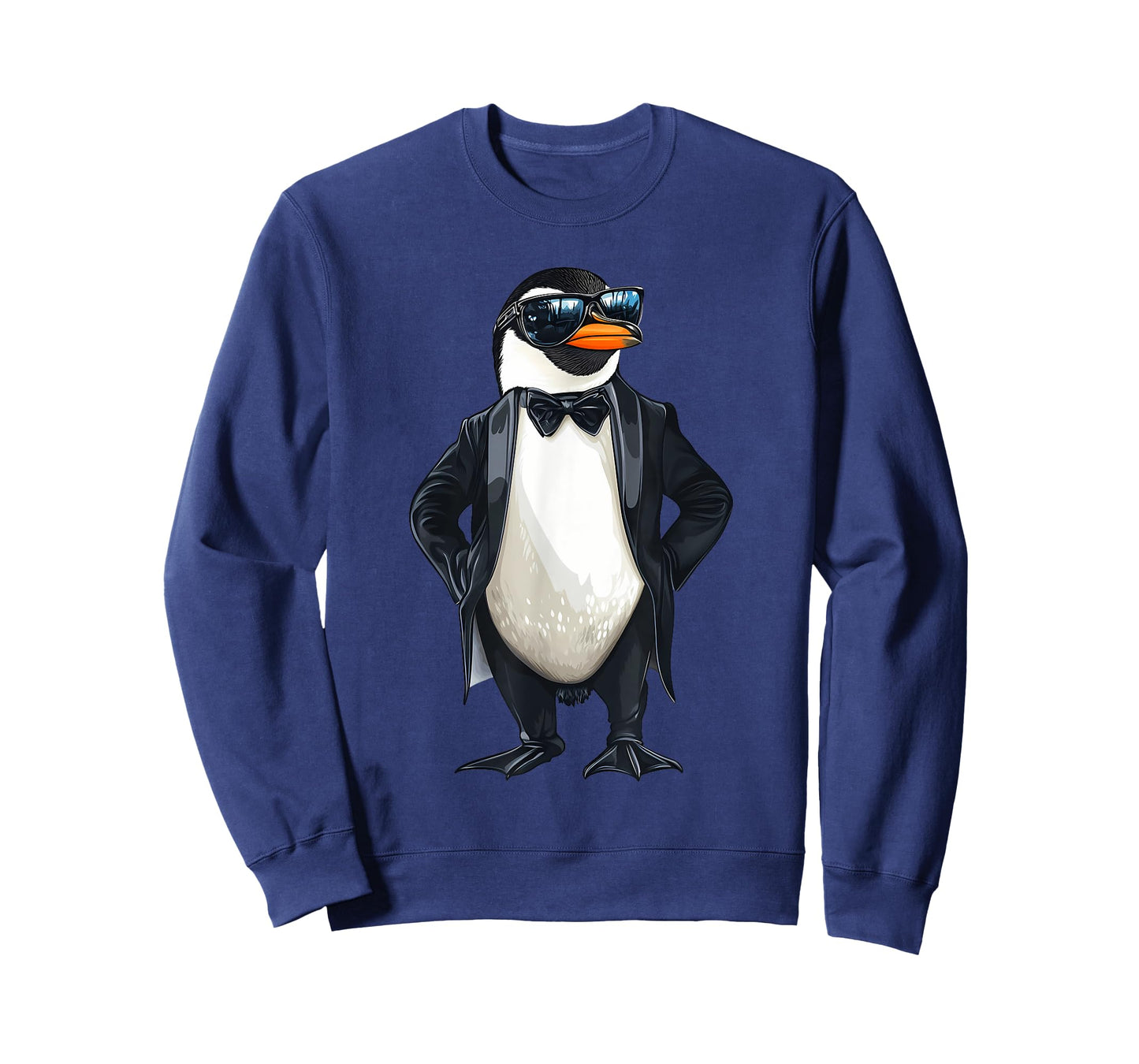 Funny Penguin Tuxedo Graphic T-Shirt