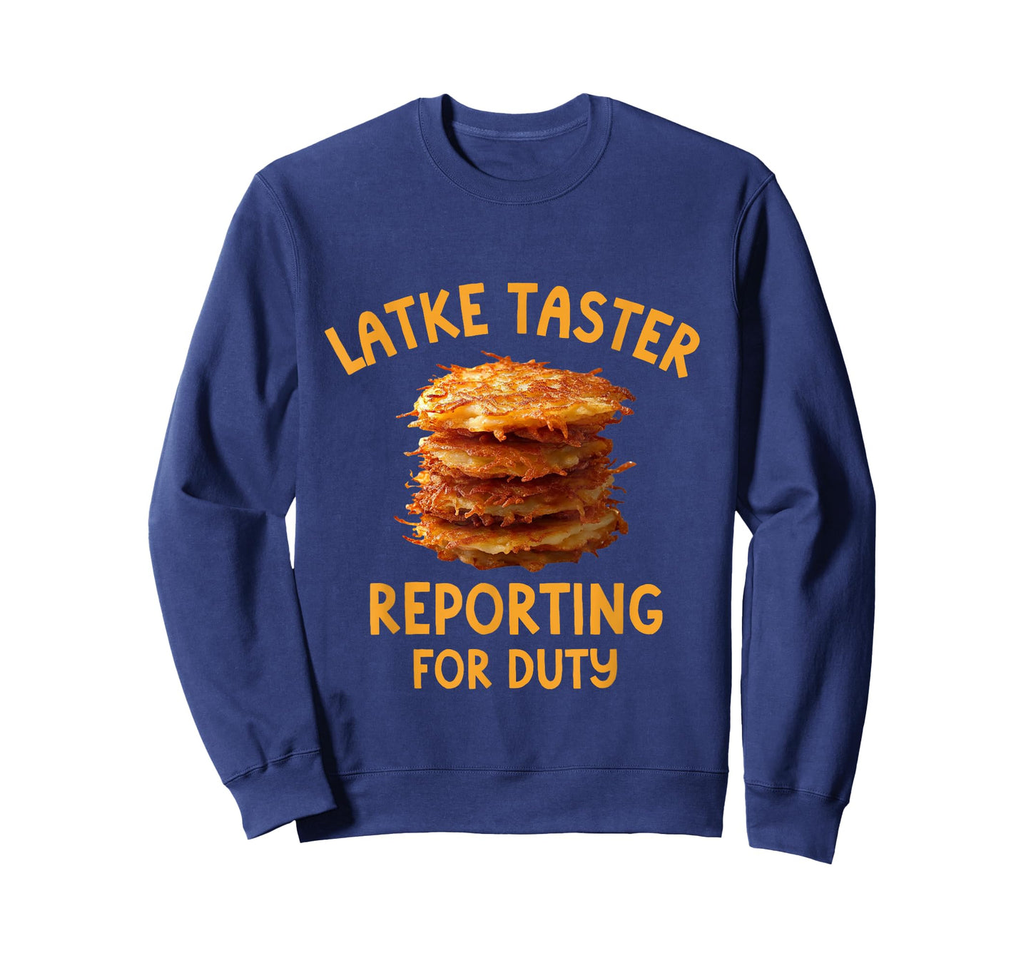 Latke Taster Reporting Duty Funny Hanukkah Party Latkes T-Shirt