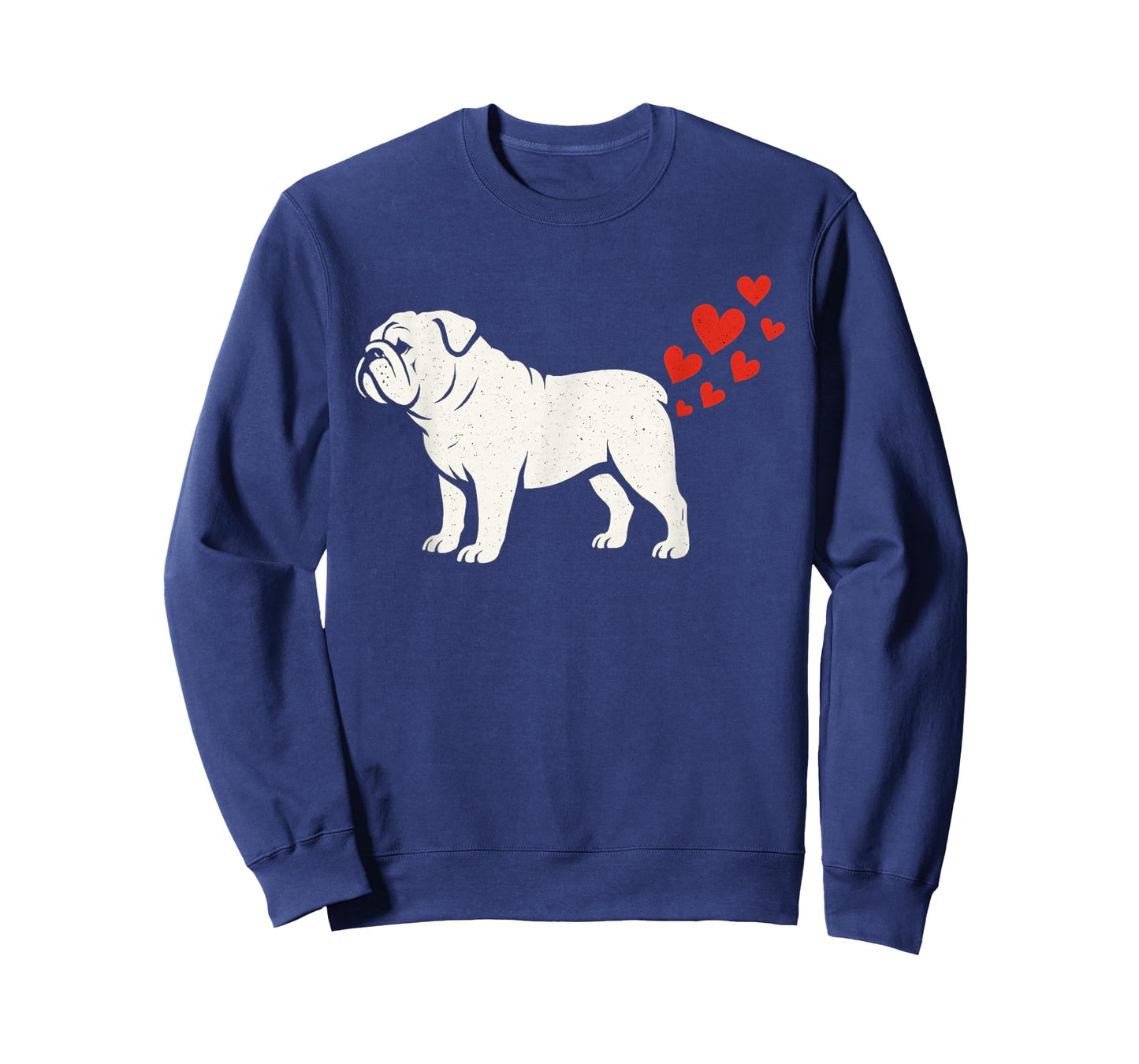 Cute English Bulldog Owner Valentines Day Heart Dog Farts T-Shirt