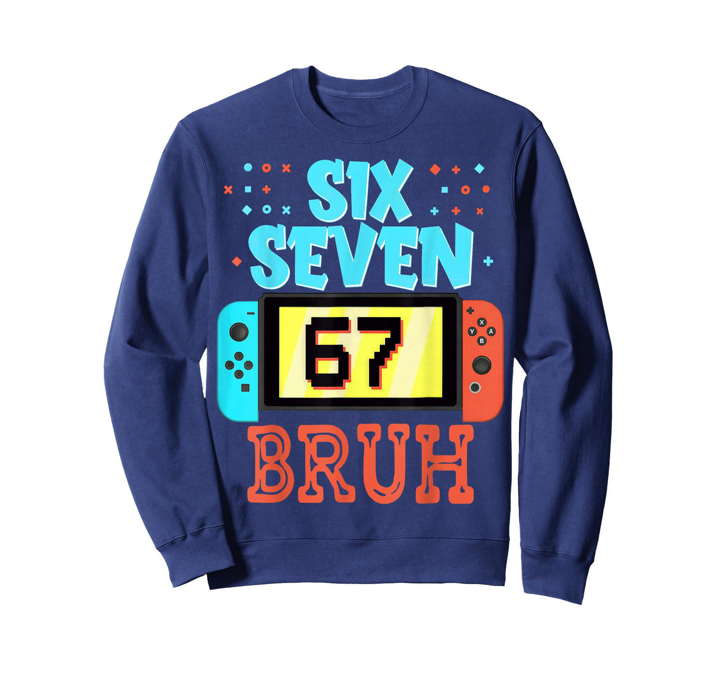 Six Seven 67 Bruh Funny Gamer Birthday Meme for Kids Boys T-Shirt
