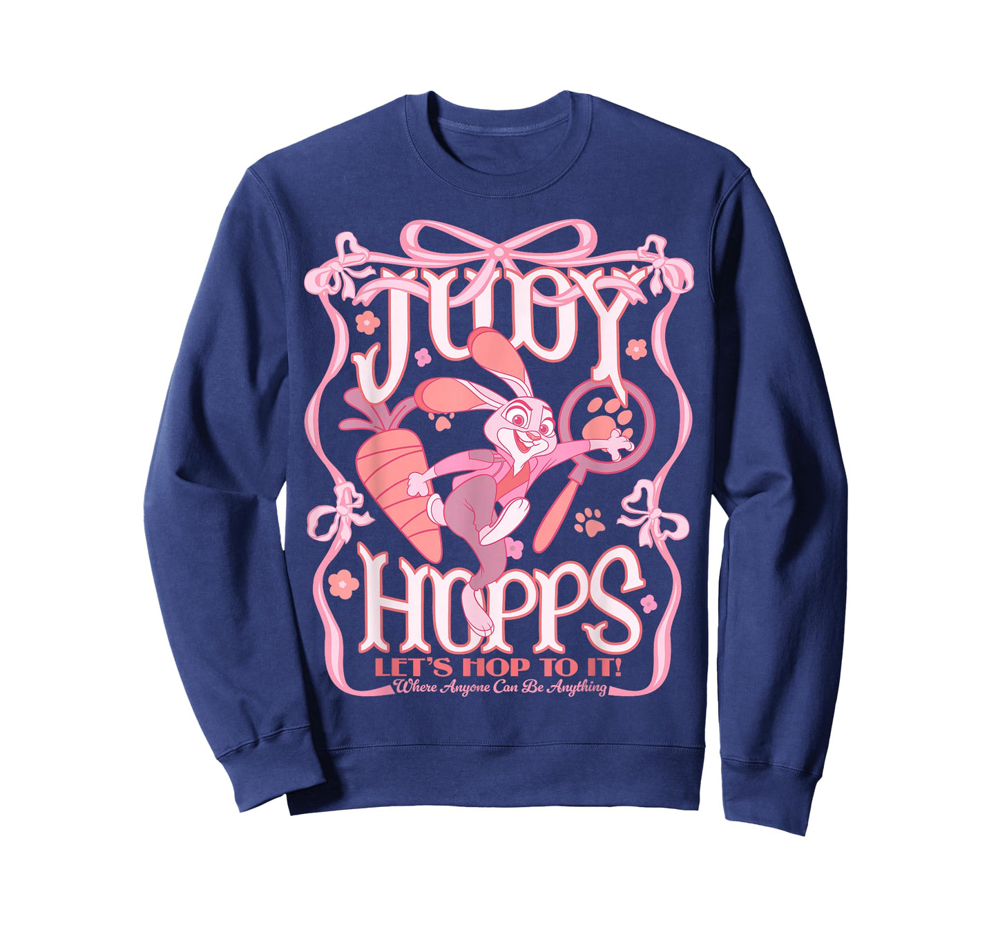 Disney Zootopia 2 Judy Hopps Let's Hop to It! Pink Ribbons T-Shirt