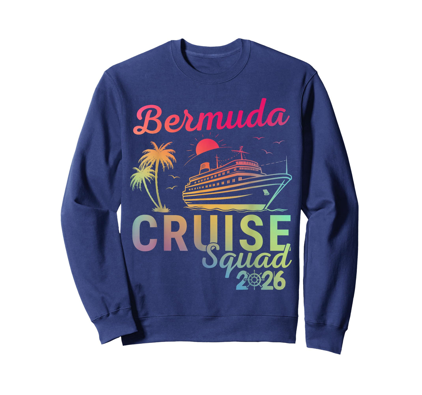 Bermuda Cruise Family 2026 Squad Vacation Matching Family T-Shirt