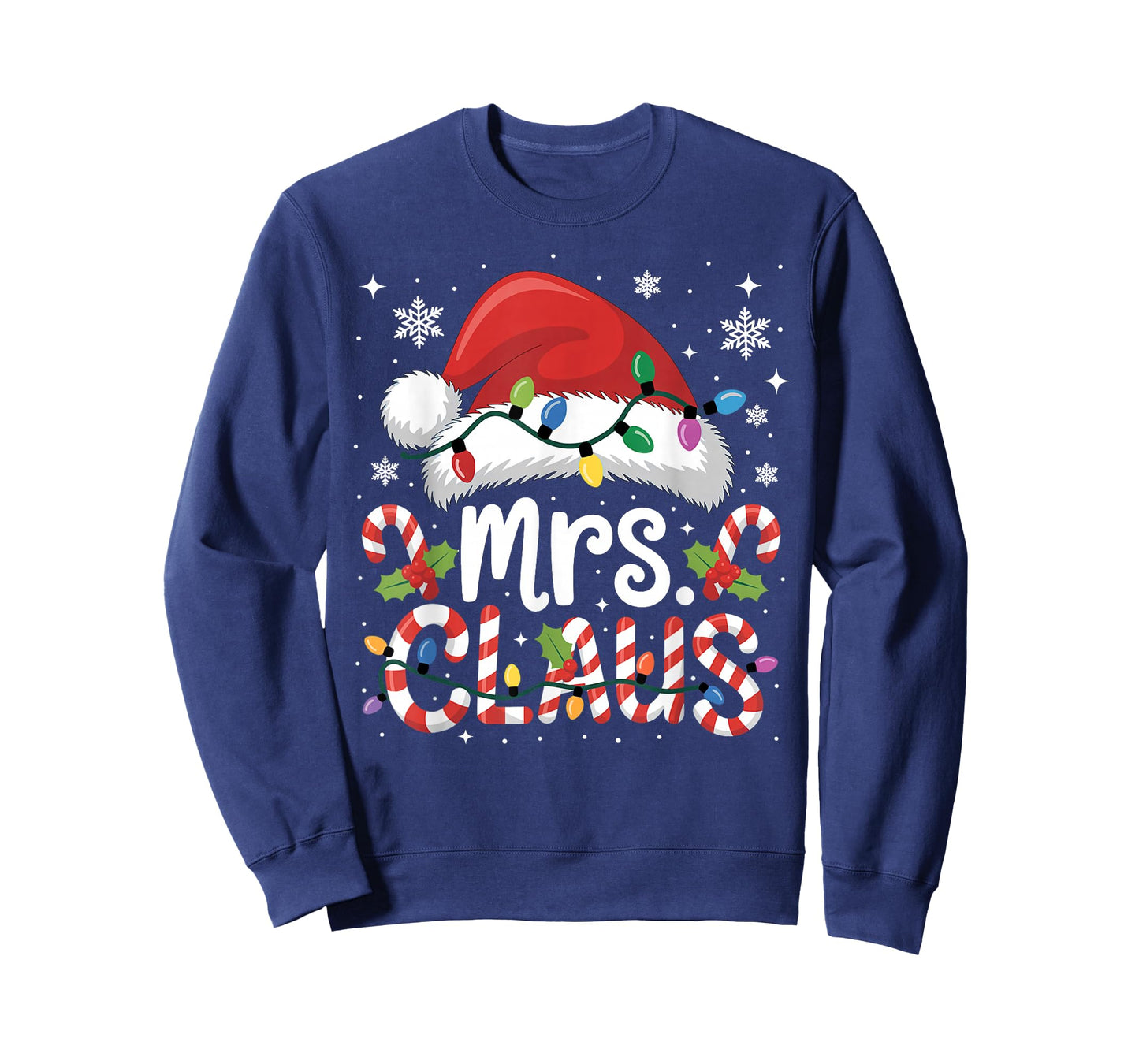 Mr and Mrs Claus Couples Matching Christmas T-Shirt