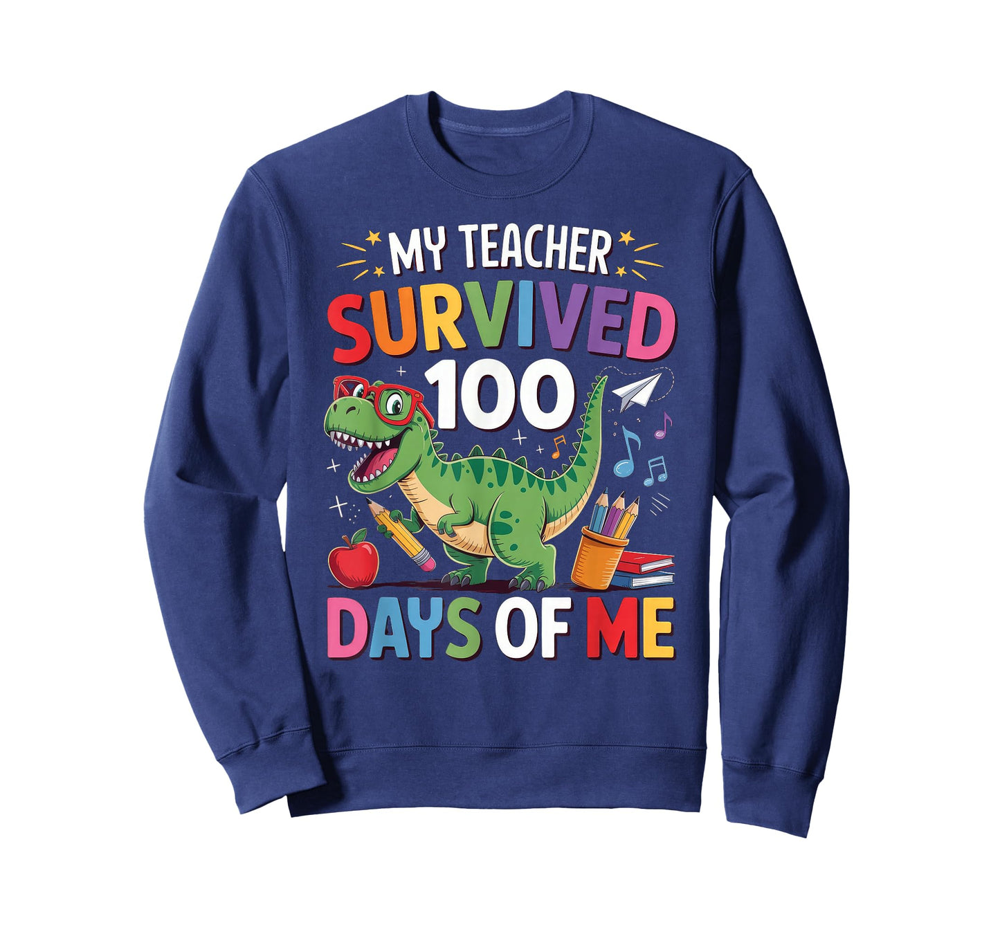 100th Day of School My Teacher Survived 100 Days of Me T-Shirt