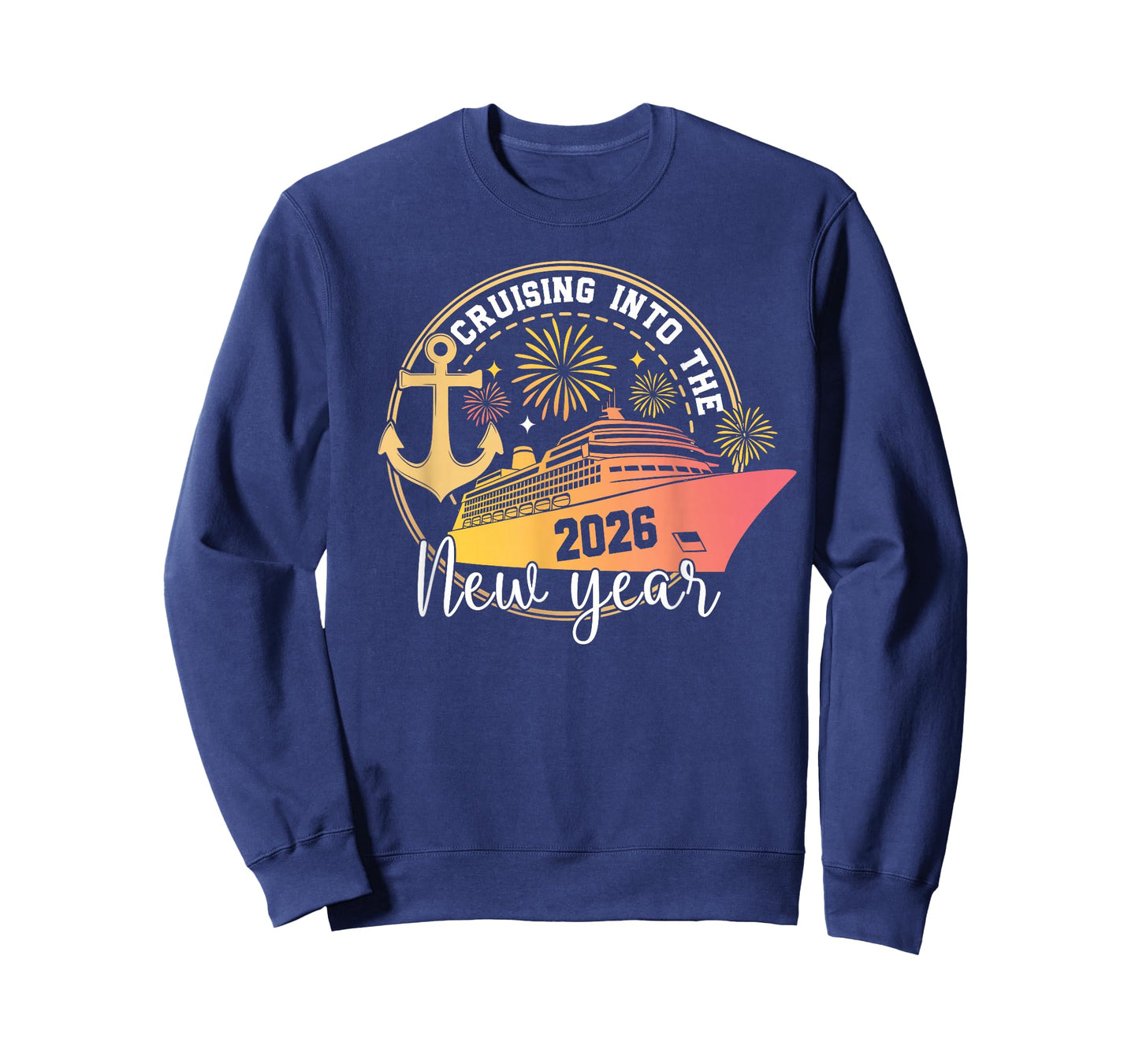 Cruising Into The New Year 2026 Happy Family Trips T-Shirt