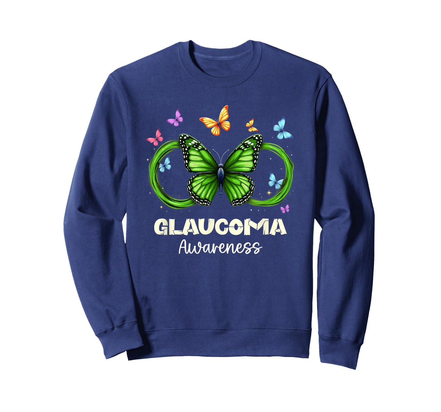 Butterfly Infinity Glaucoma Awareness T-Shirt