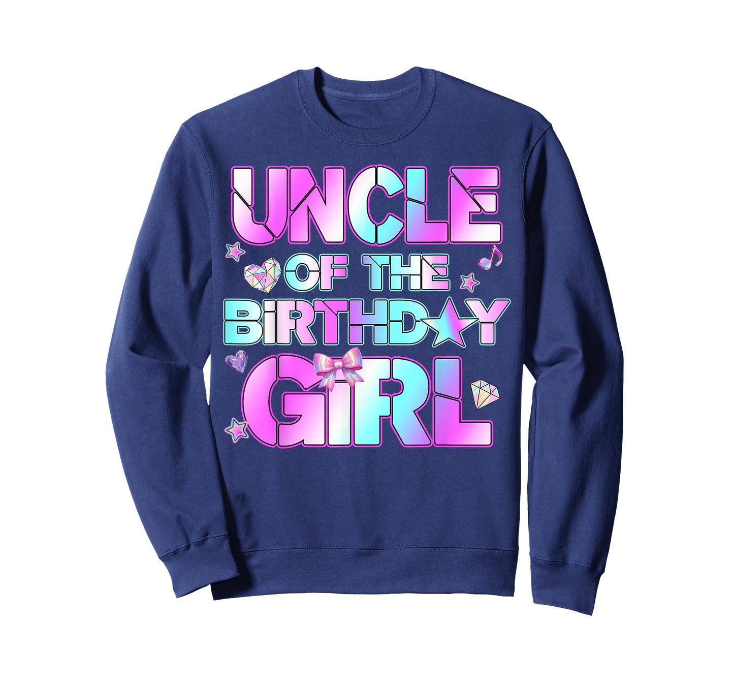 Uncle The Birthday Girl Kpop Family Birthday Party Girls T-Shirt