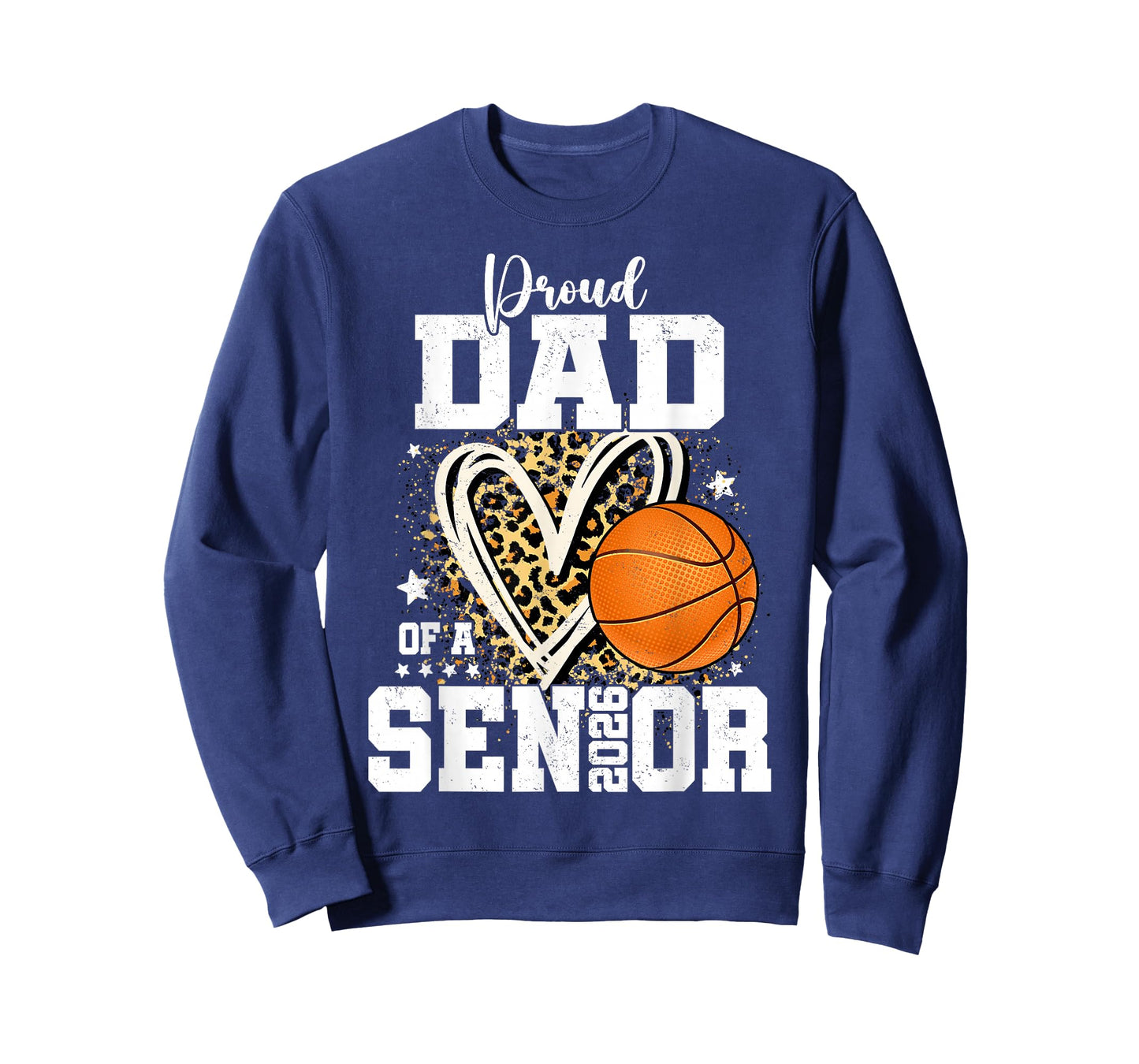 Proud Dad of A 2026 Senior Basketball Graduation Leopard T-Shirt