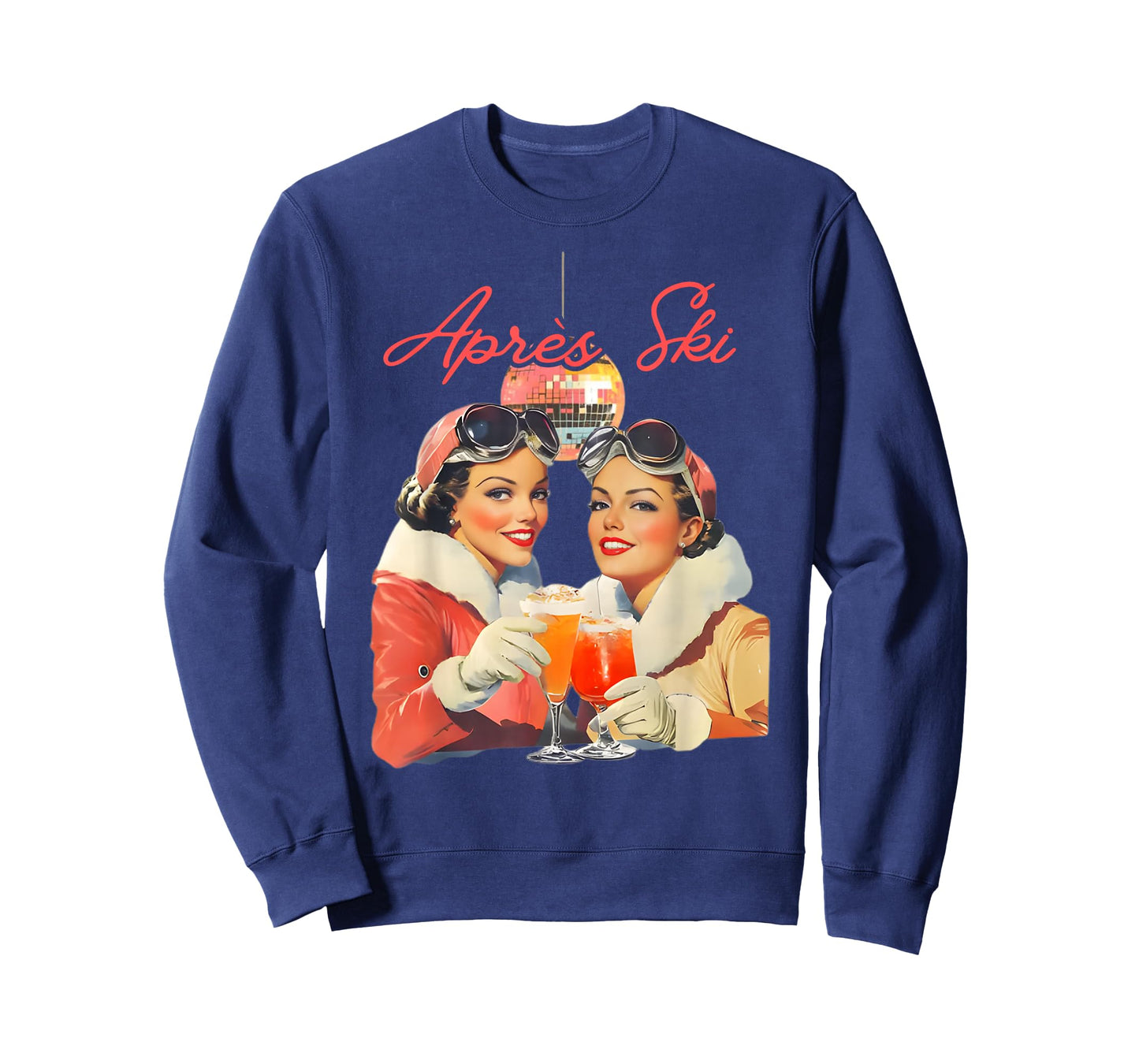 80s Apres ski Outfit Men Women Skier Freerider Skiing ski T-Shirt