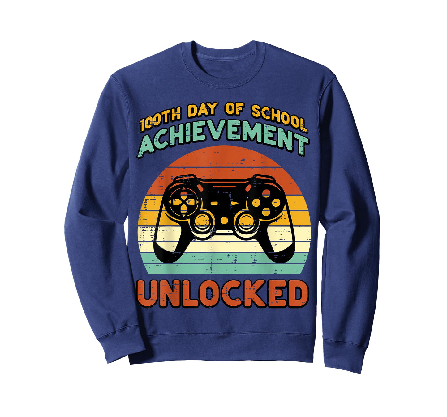 100th Day of School Unlocked Gamer 100 Days Boys Kids Youth T-Shirt