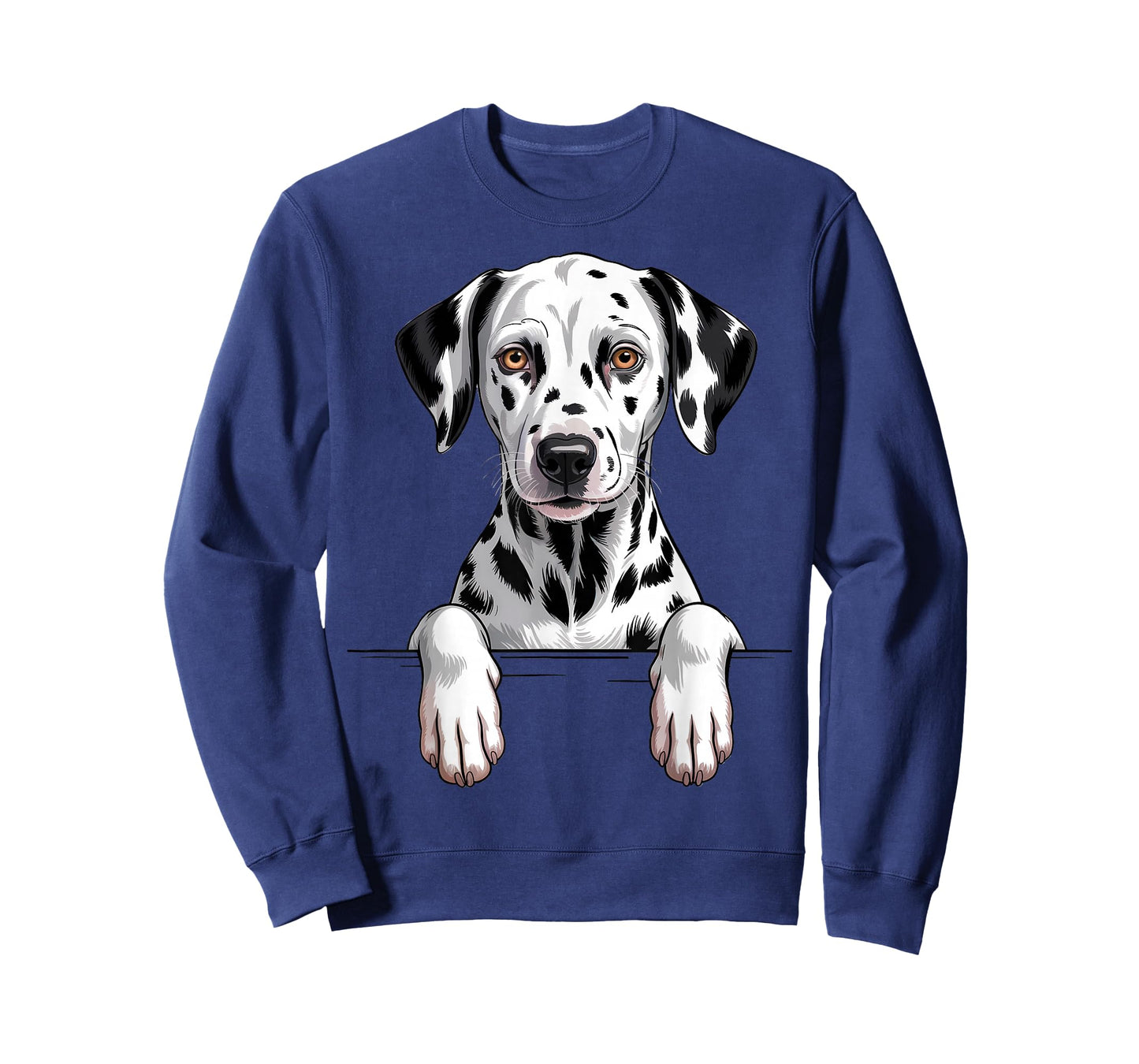 Dalmatian Funny Peeking Pocket Puppy Dog Lover T-Shirt