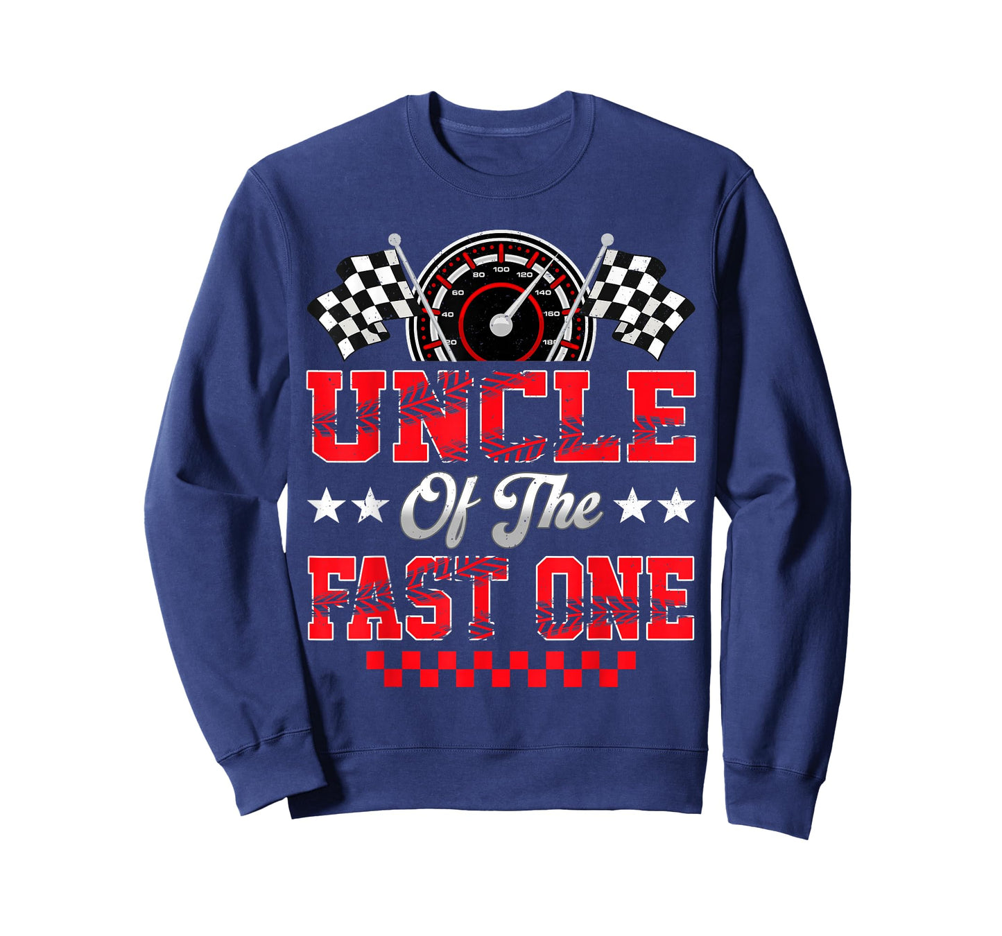 Race Car Birthday Party Uncle of The Fast One T-Shirt