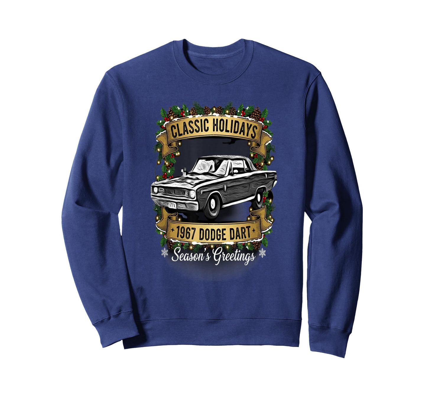 The 1967 Dodge Dart Classic Holiday Cheer Apparel T-Shirt
