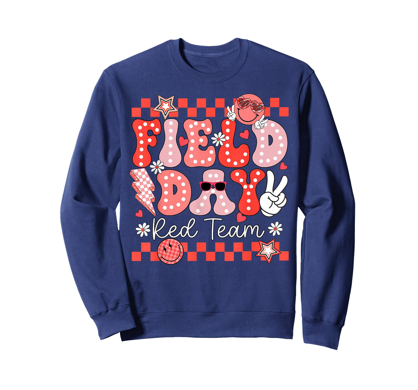 Funny Field Day Red Team Field Trip Matching Teacher Kids T-Shirt